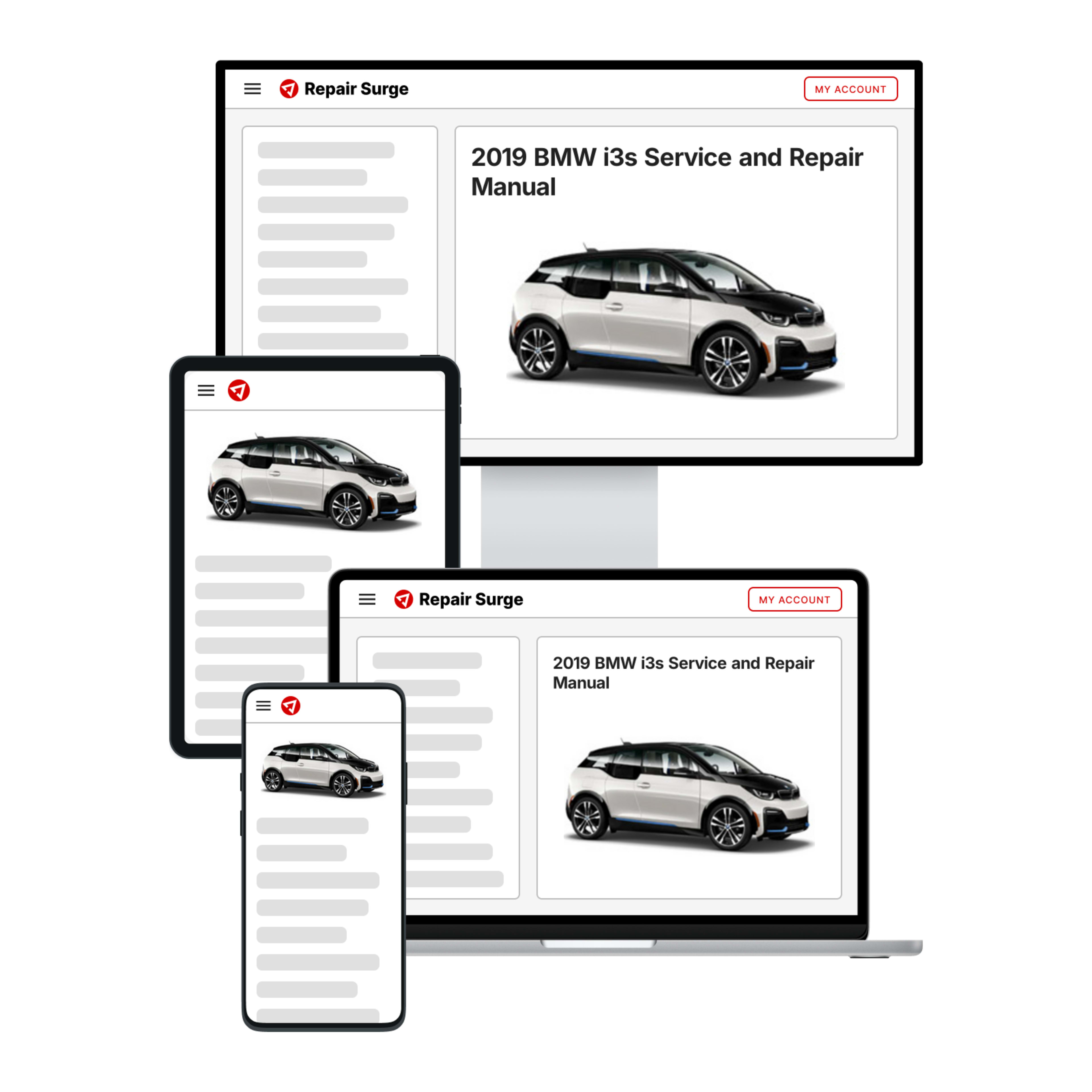 2019 BMW i3s service and repair manual hero image