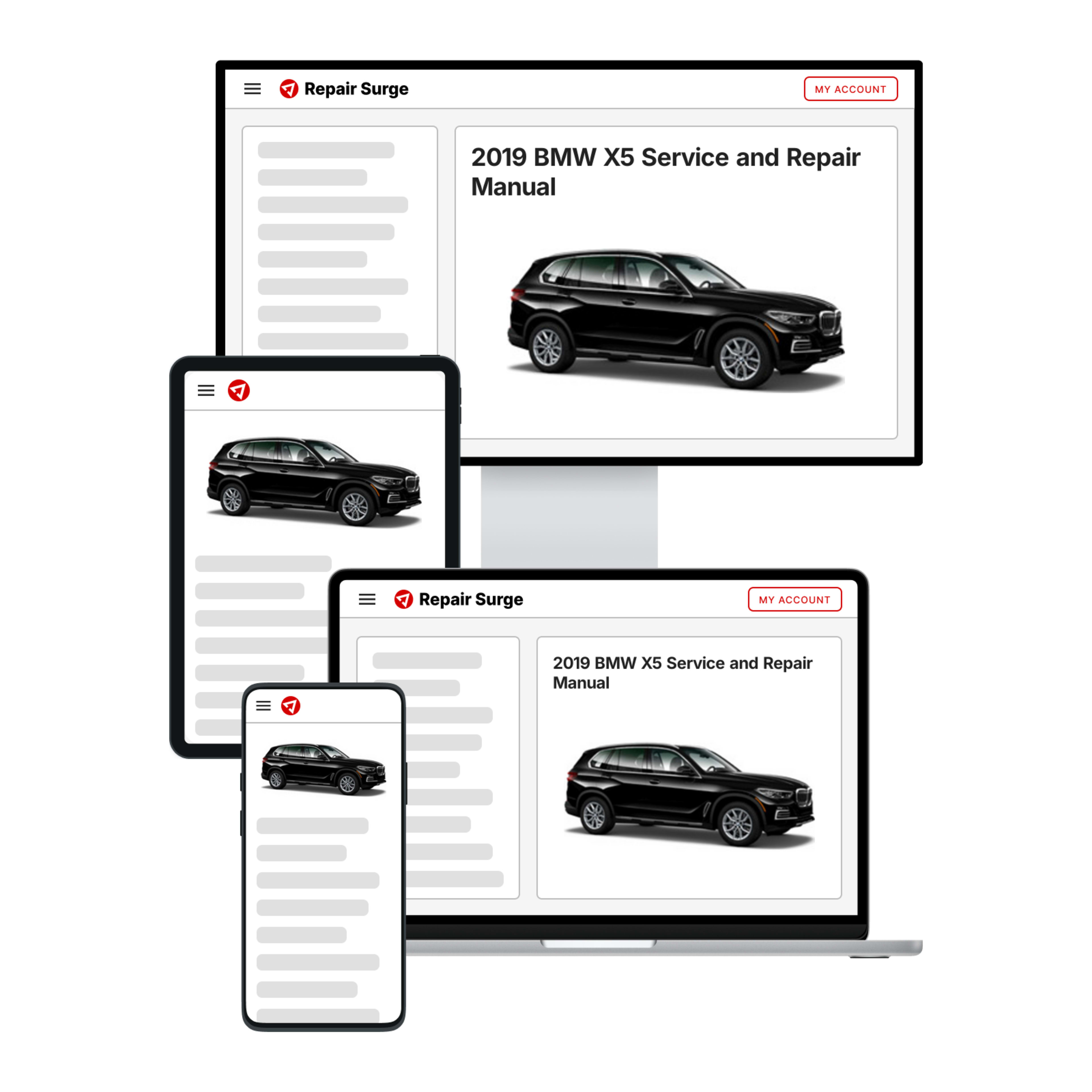 2019 BMW X5 service and repair manual hero image