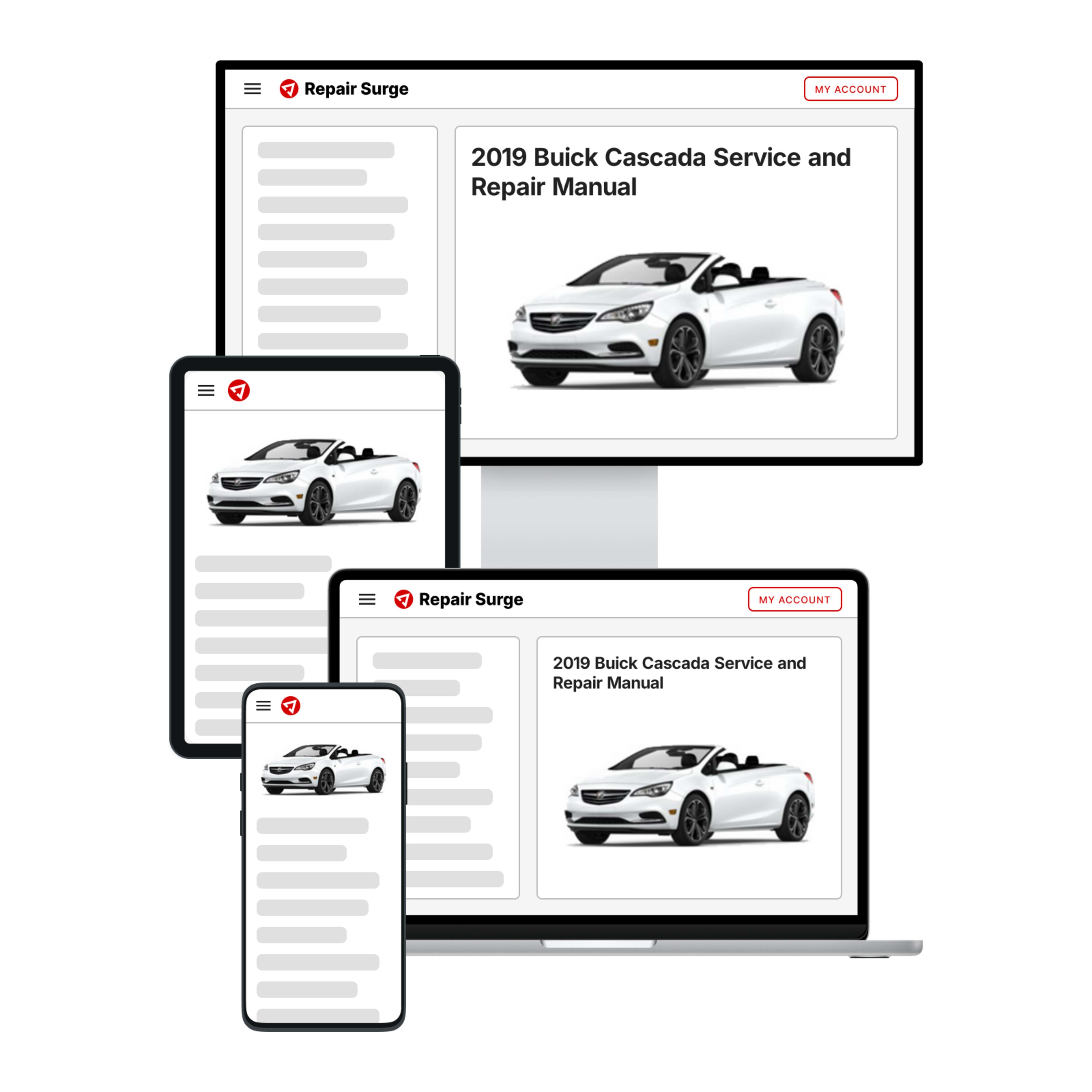2019 Buick Cascada service and repair manual hero image