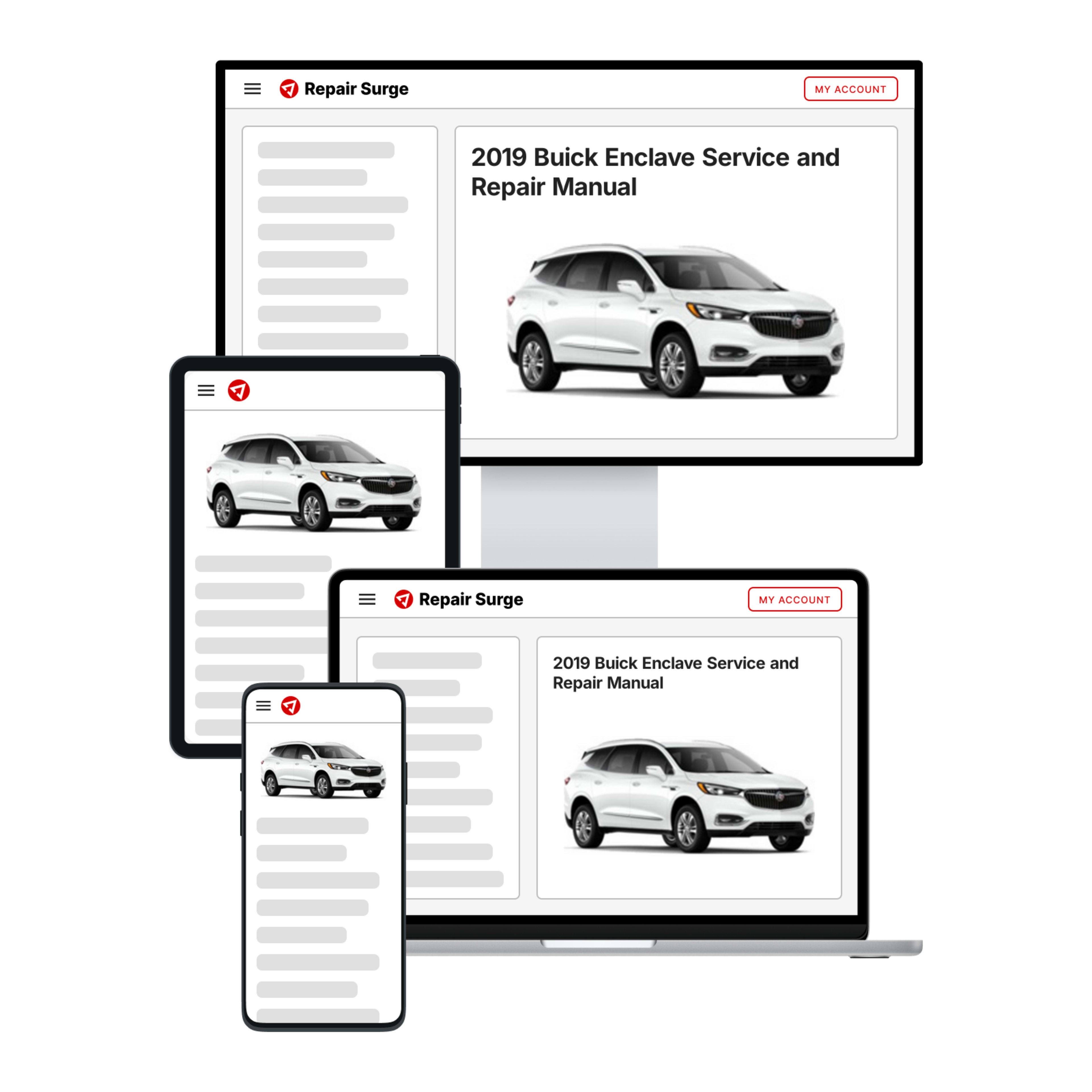 2019 Buick Enclave service and repair manual hero image