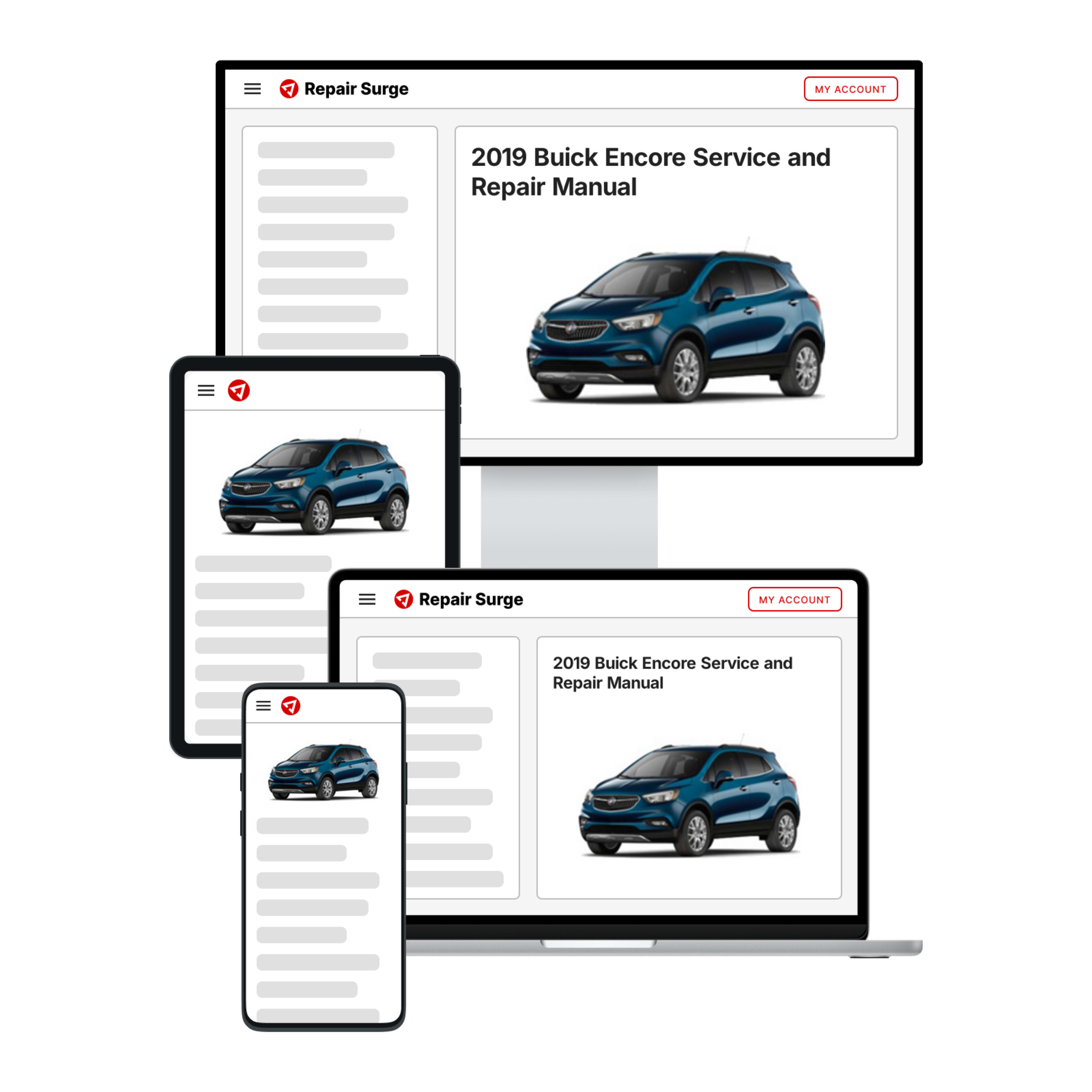 2019 Buick Encore service and repair manual hero image