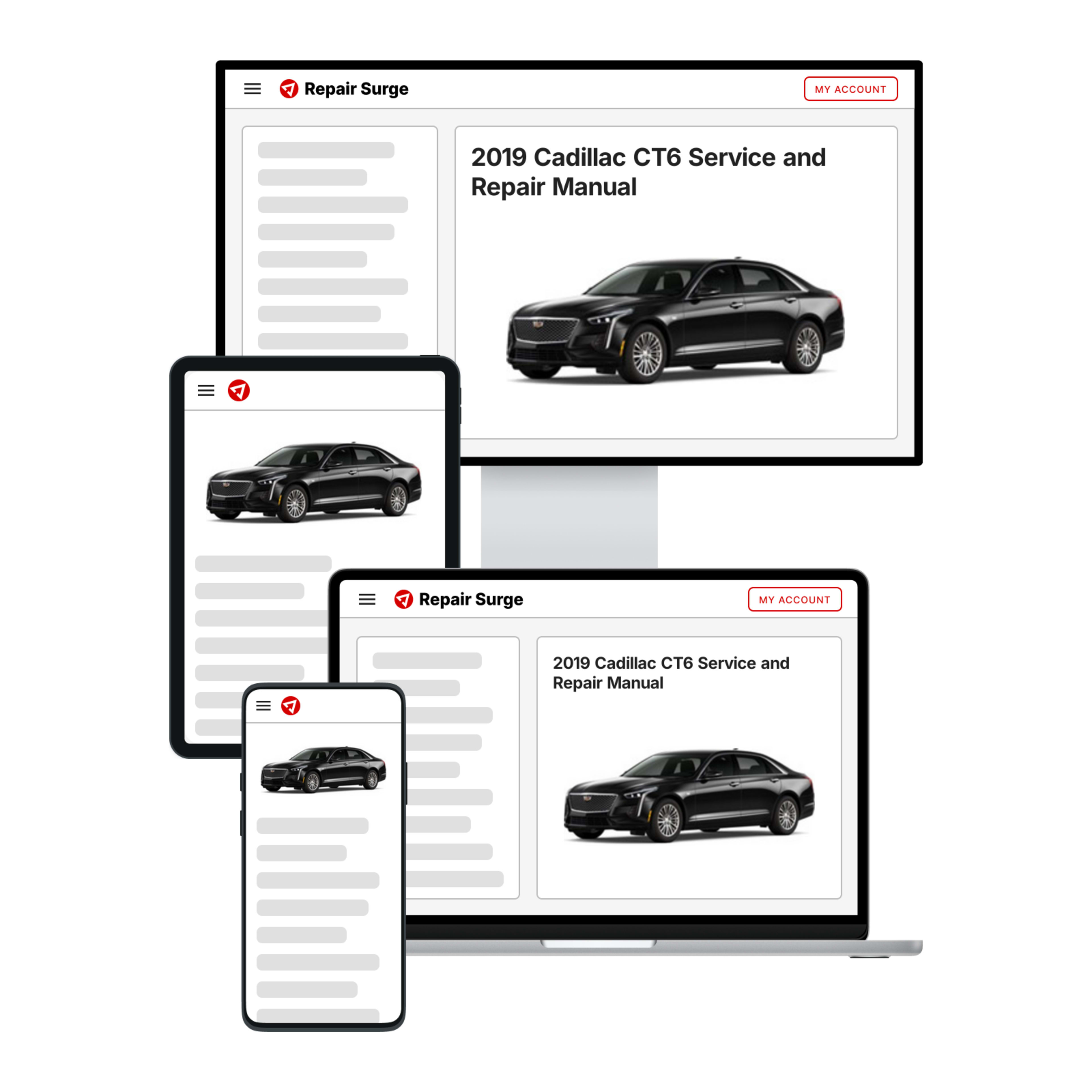 2019 Cadillac CT6 service and repair manual hero image