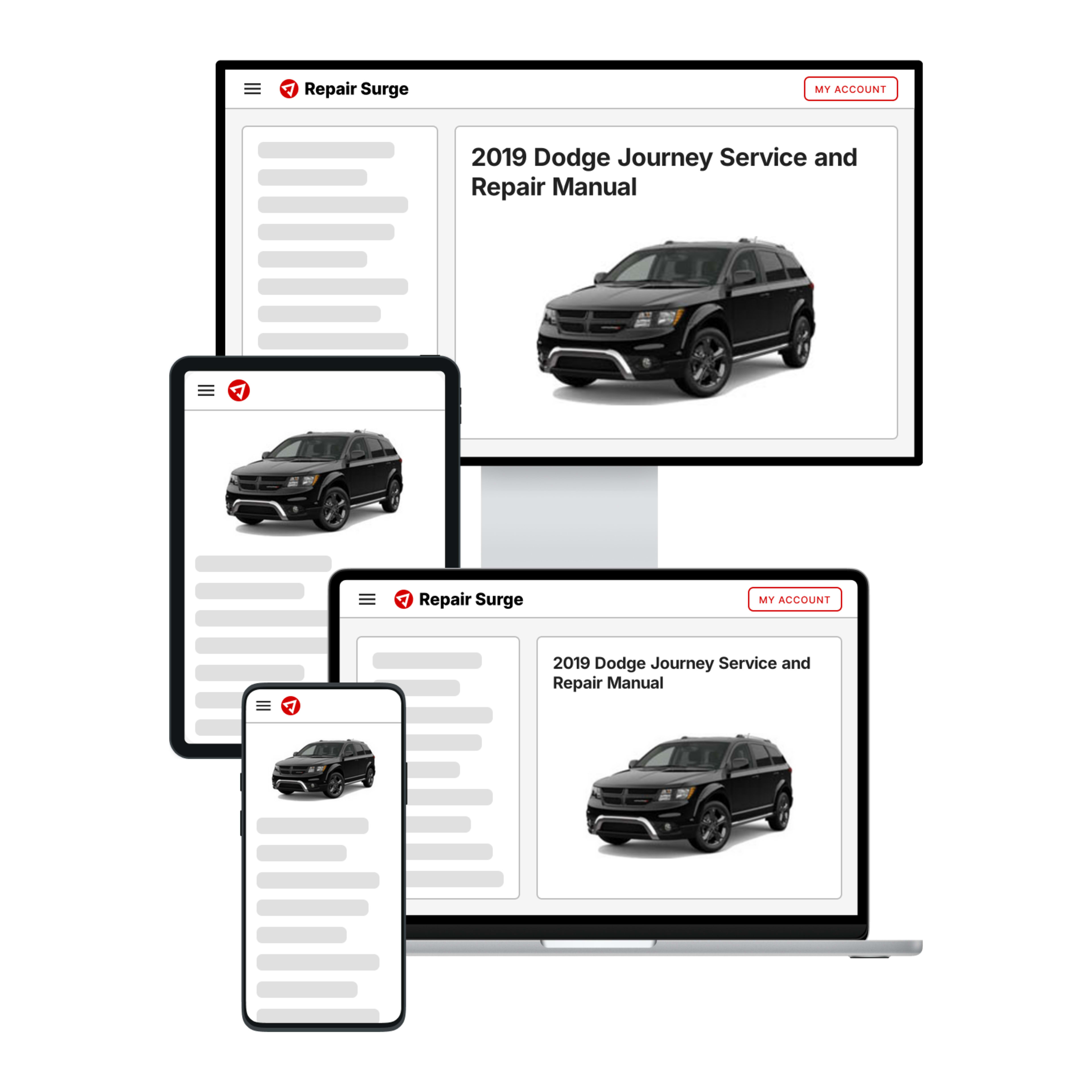 2019 Dodge Journey service and repair manual hero image