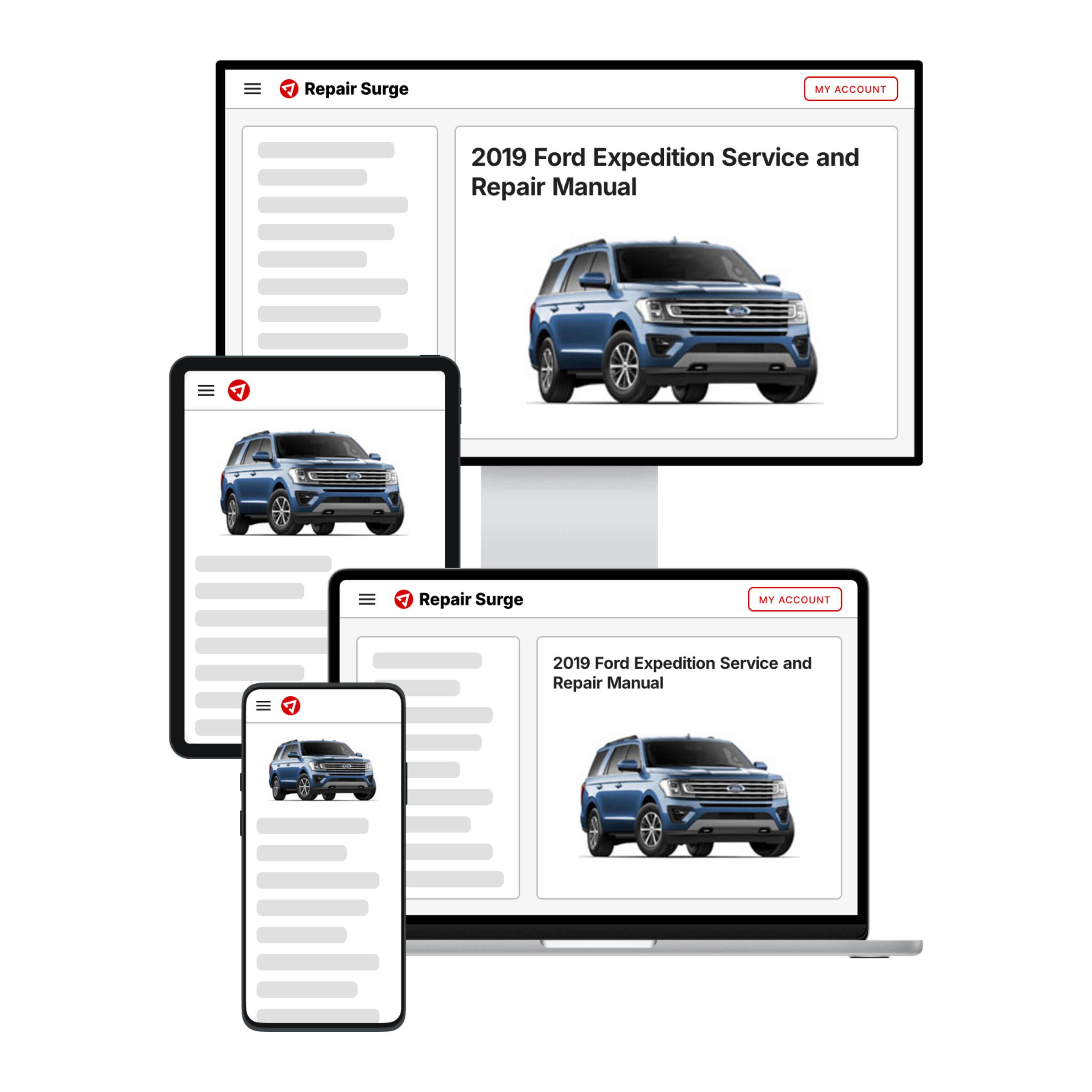 2019 Ford Expedition service and repair manual hero image