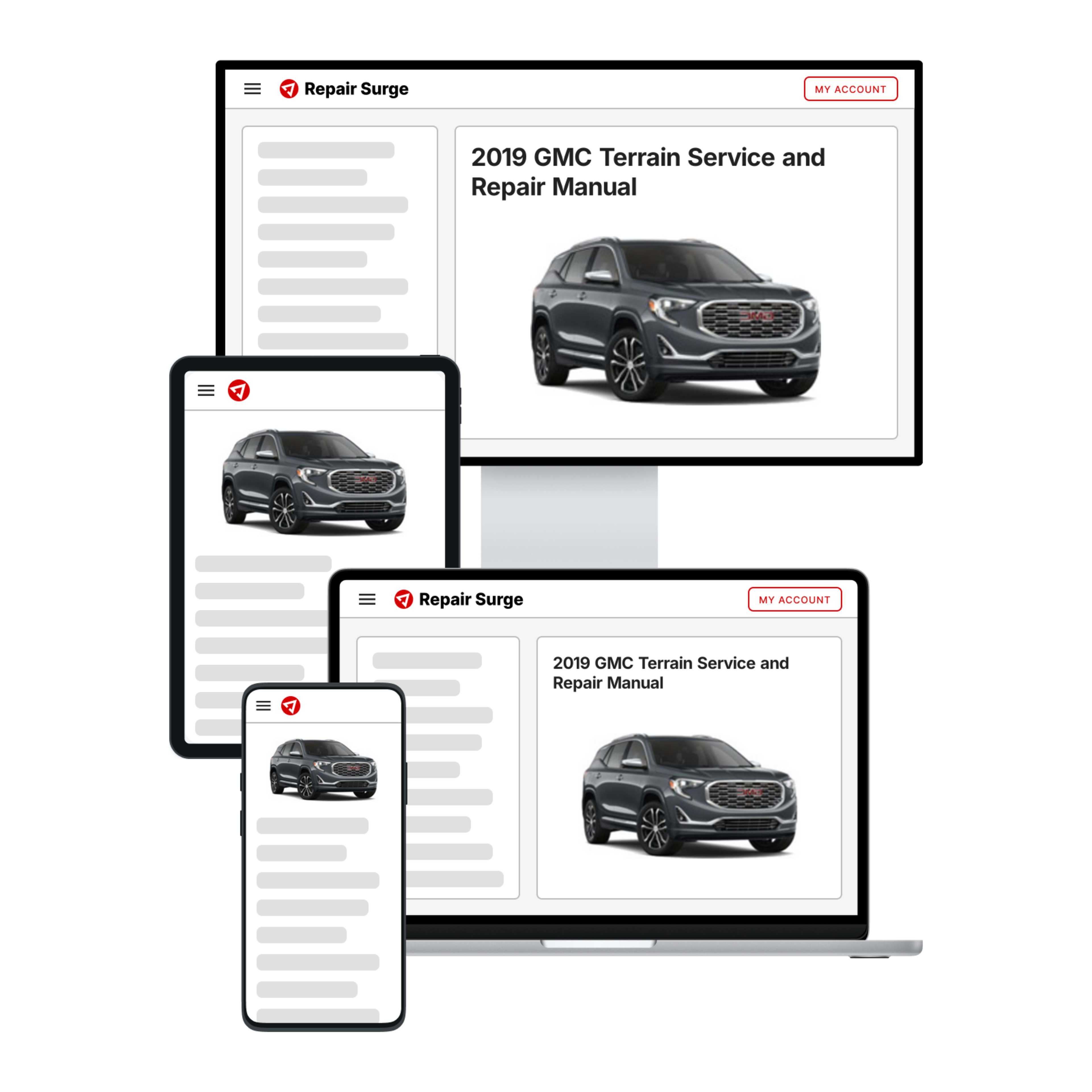 2019 GMC Terrain service and repair manual hero image