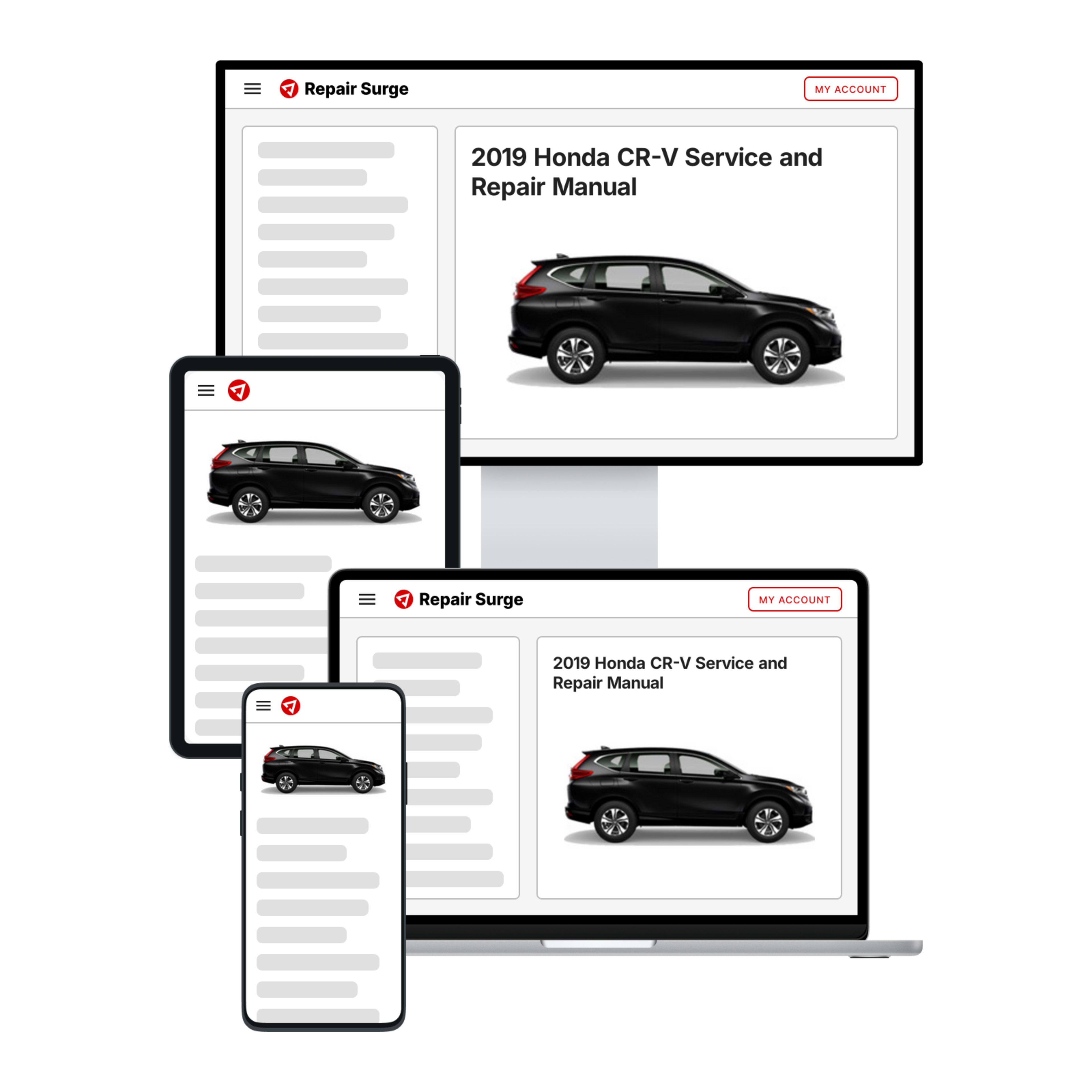 2019 Honda CR-V service and repair manual hero image