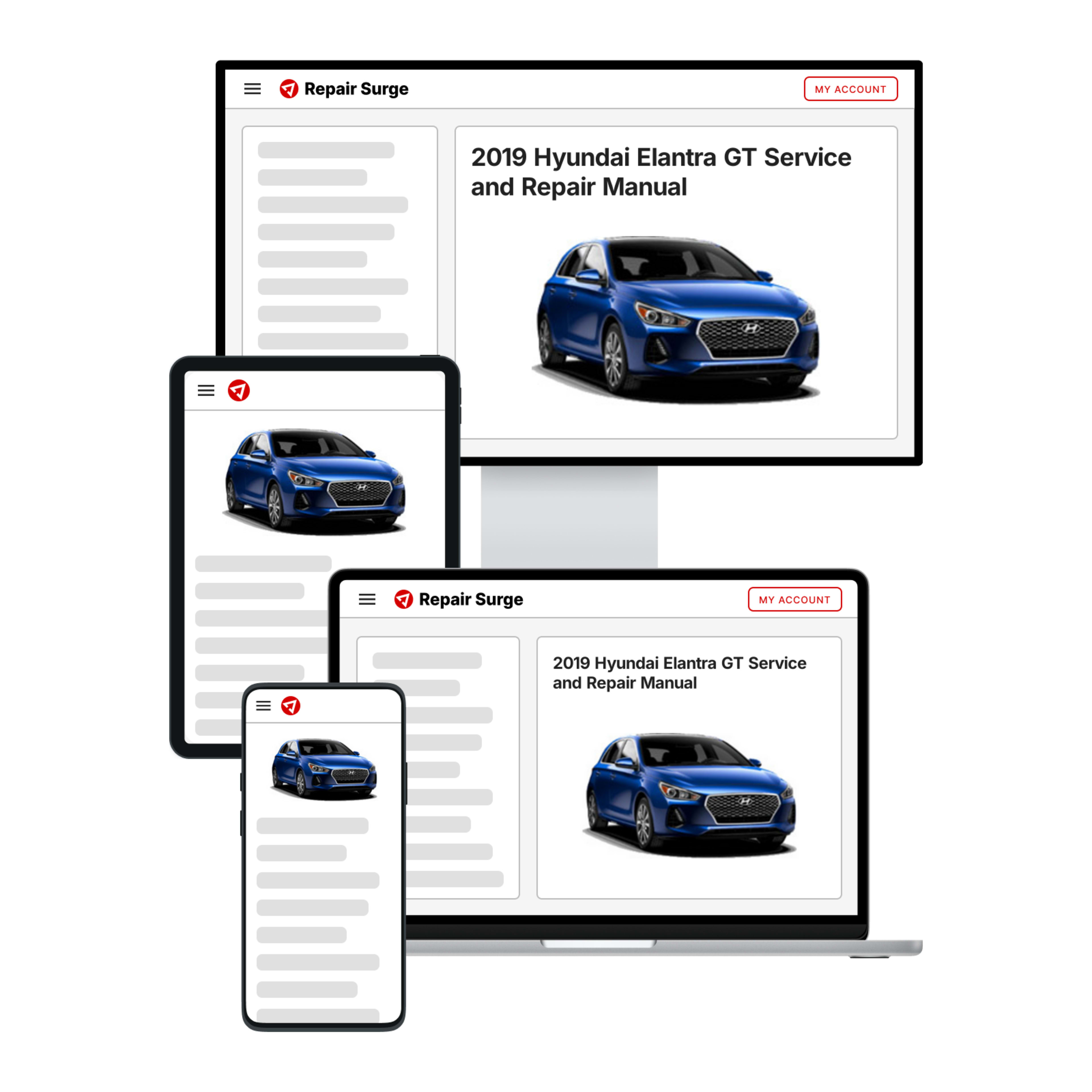 2019 Hyundai Elantra GT service and repair manual hero image