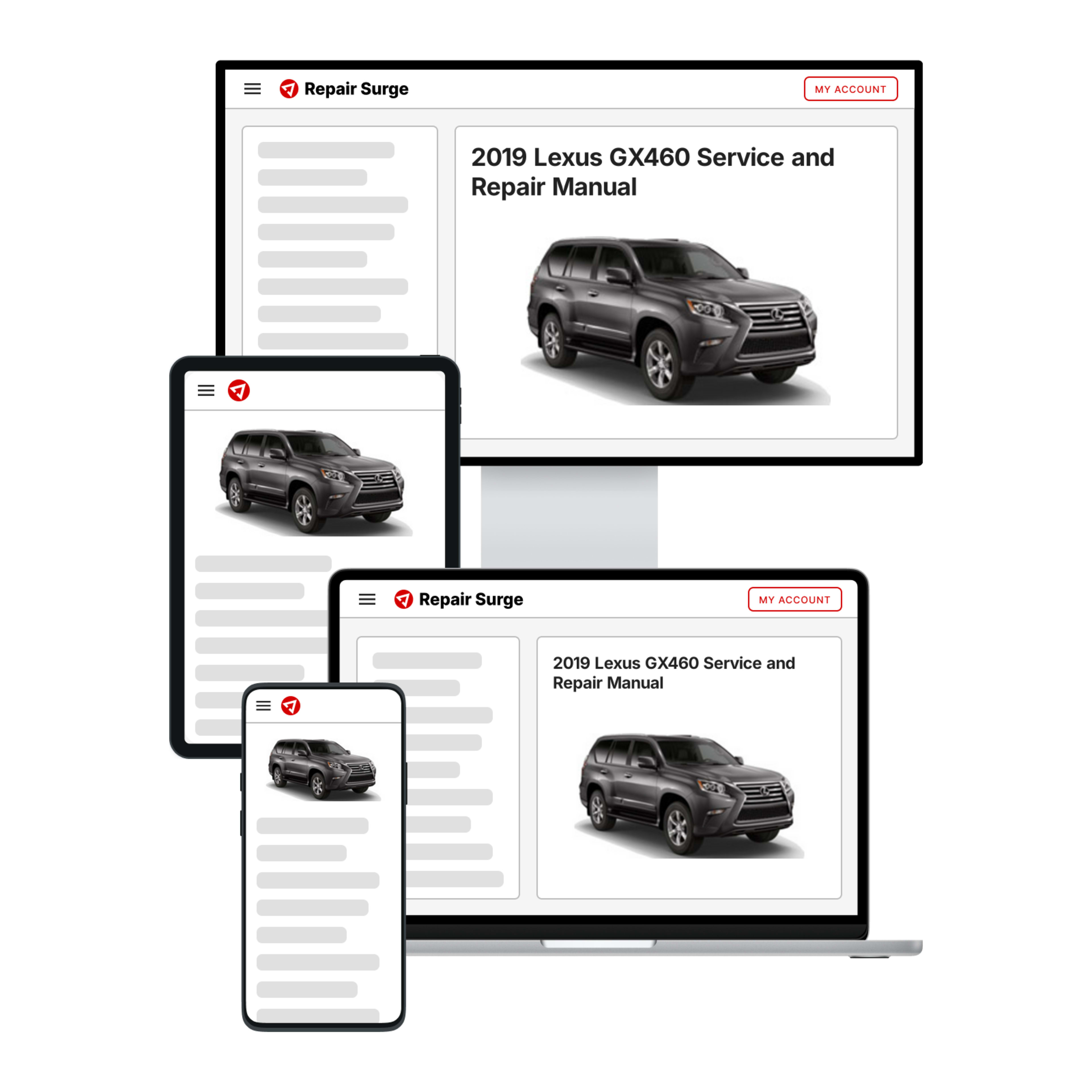 2019 Lexus GX460 service and repair manual hero image