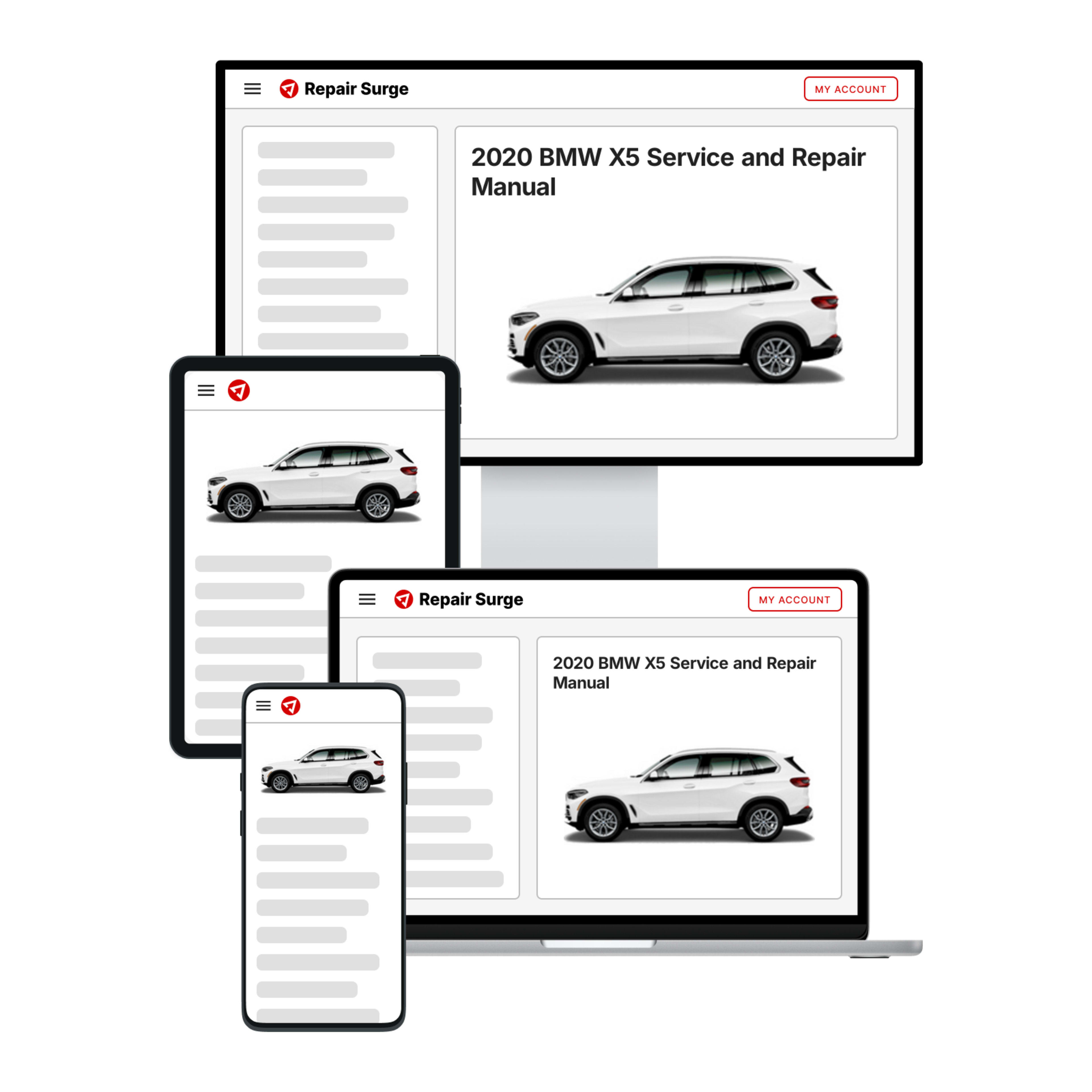 2020 BMW X5 service and repair manual hero image