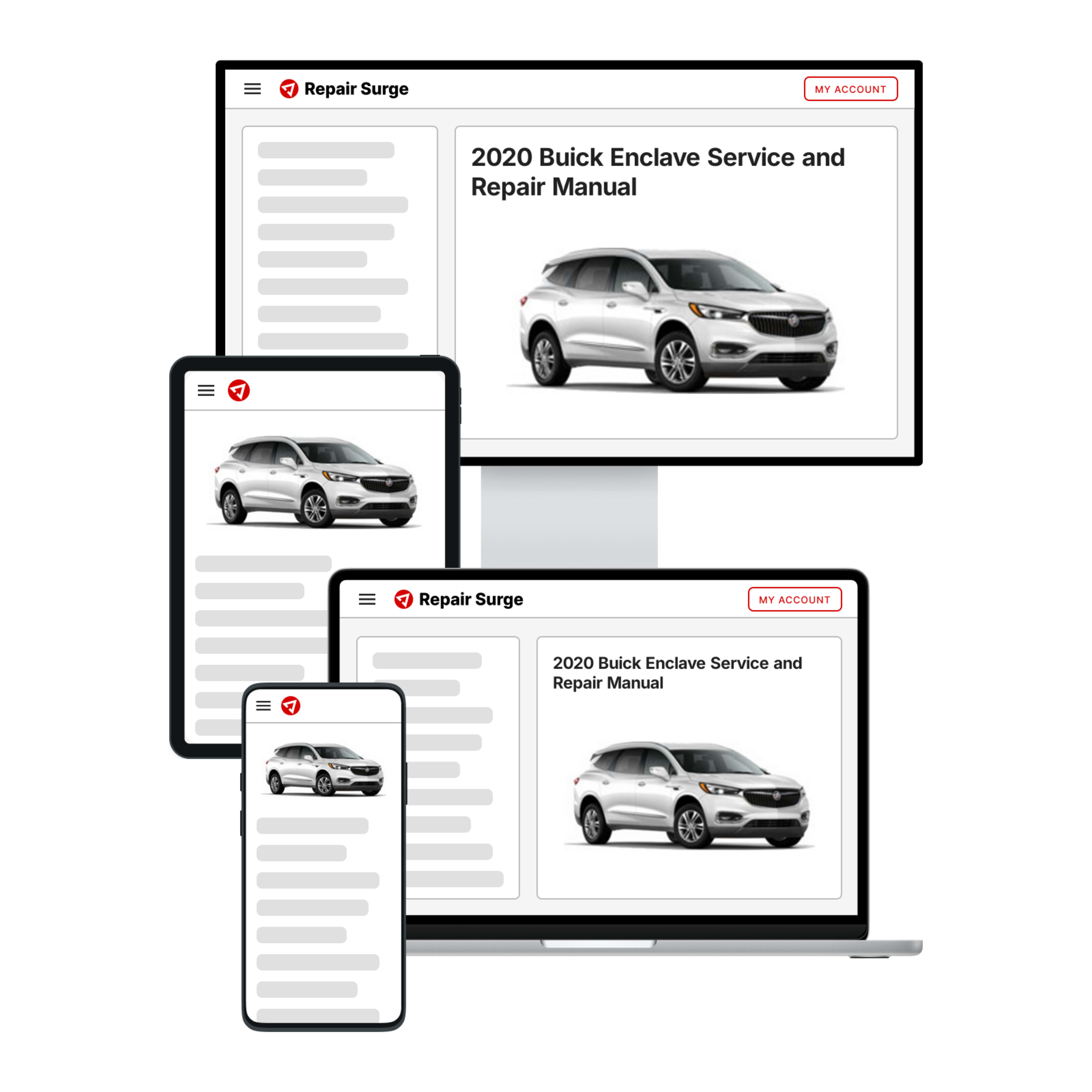 2020 Buick Enclave service and repair manual hero image