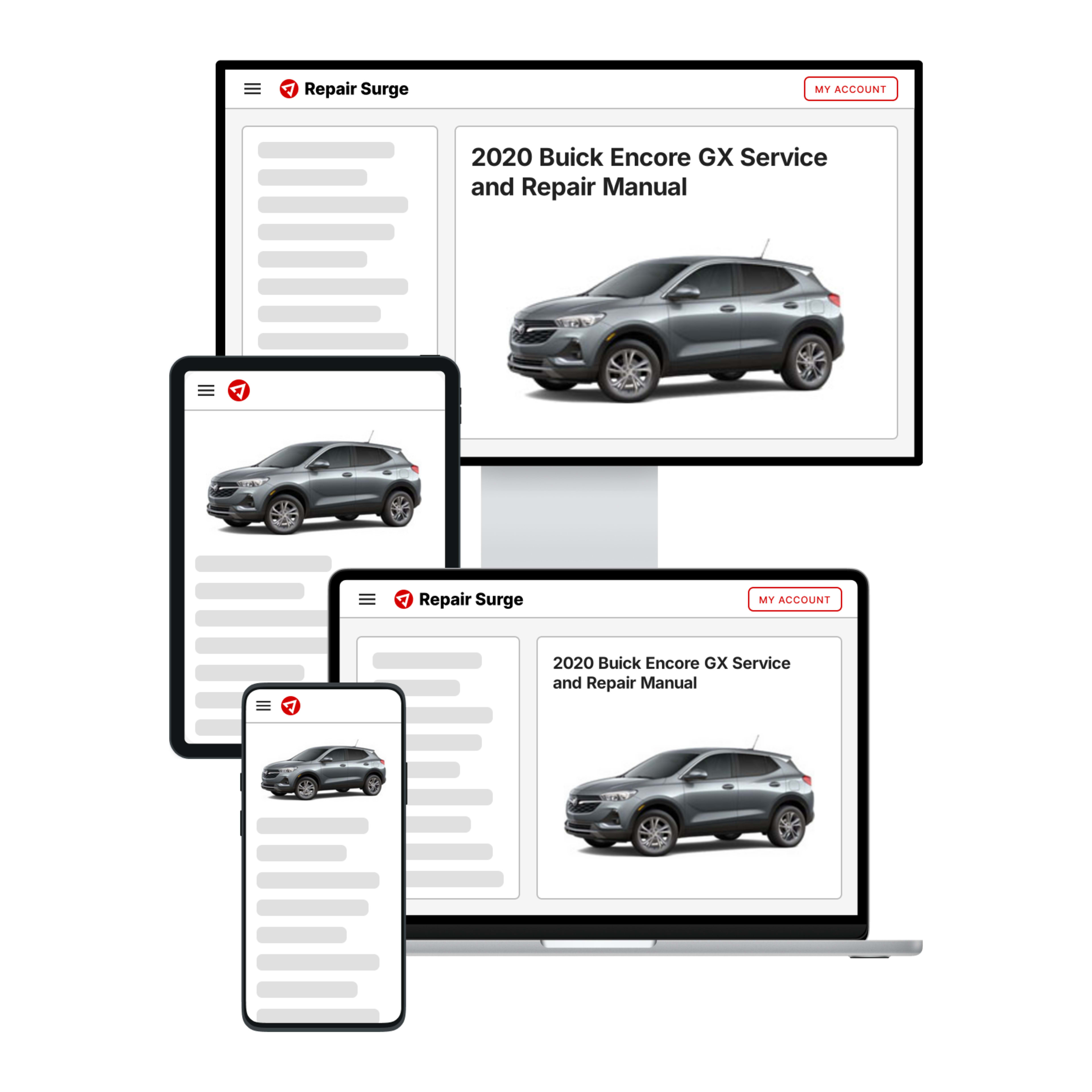 2020 Buick Encore GX service and repair manual hero image