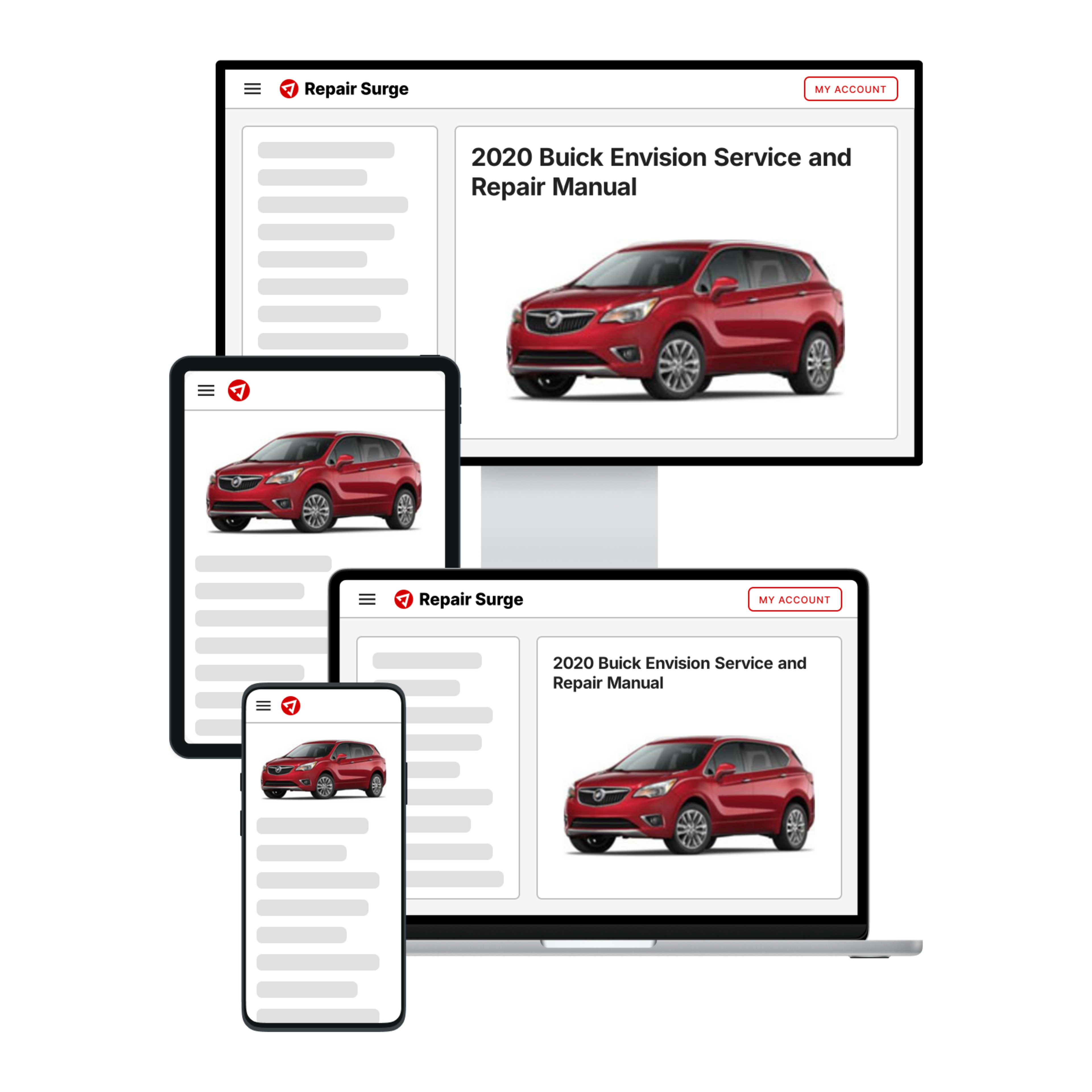 2020 Buick Envision service and repair manual hero image