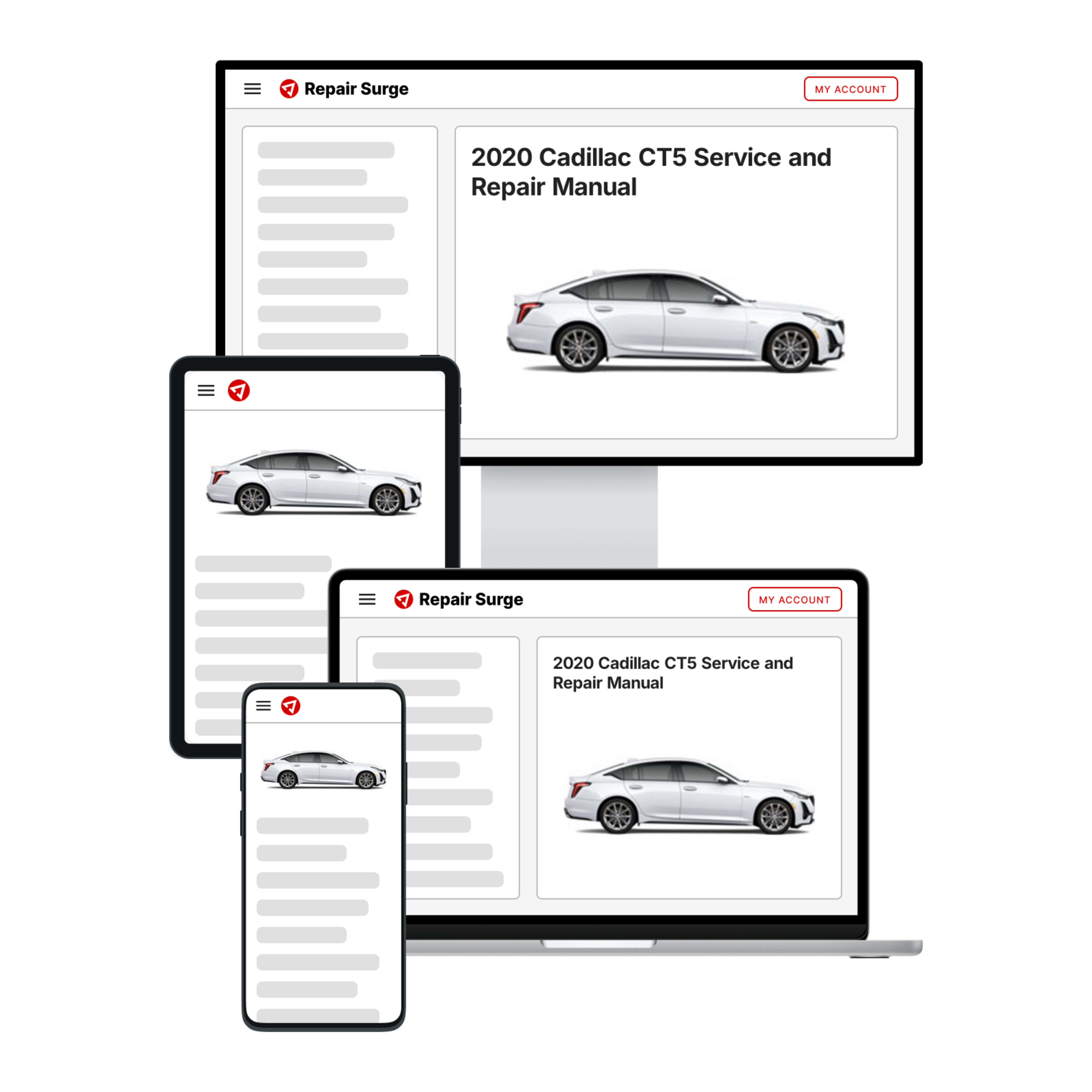 2020 Cadillac CT5 service and repair manual hero image