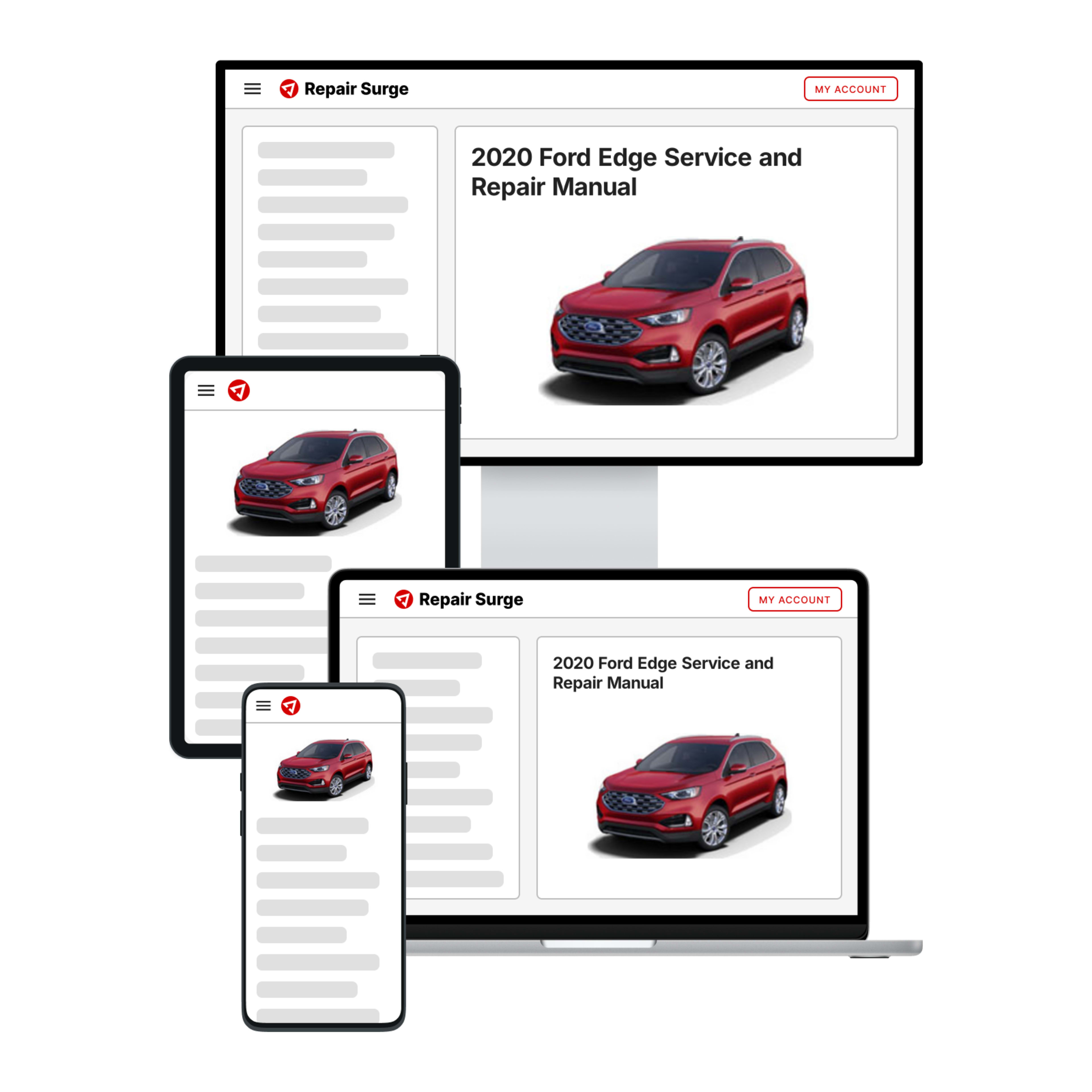 2020 Ford Edge service and repair manual hero image