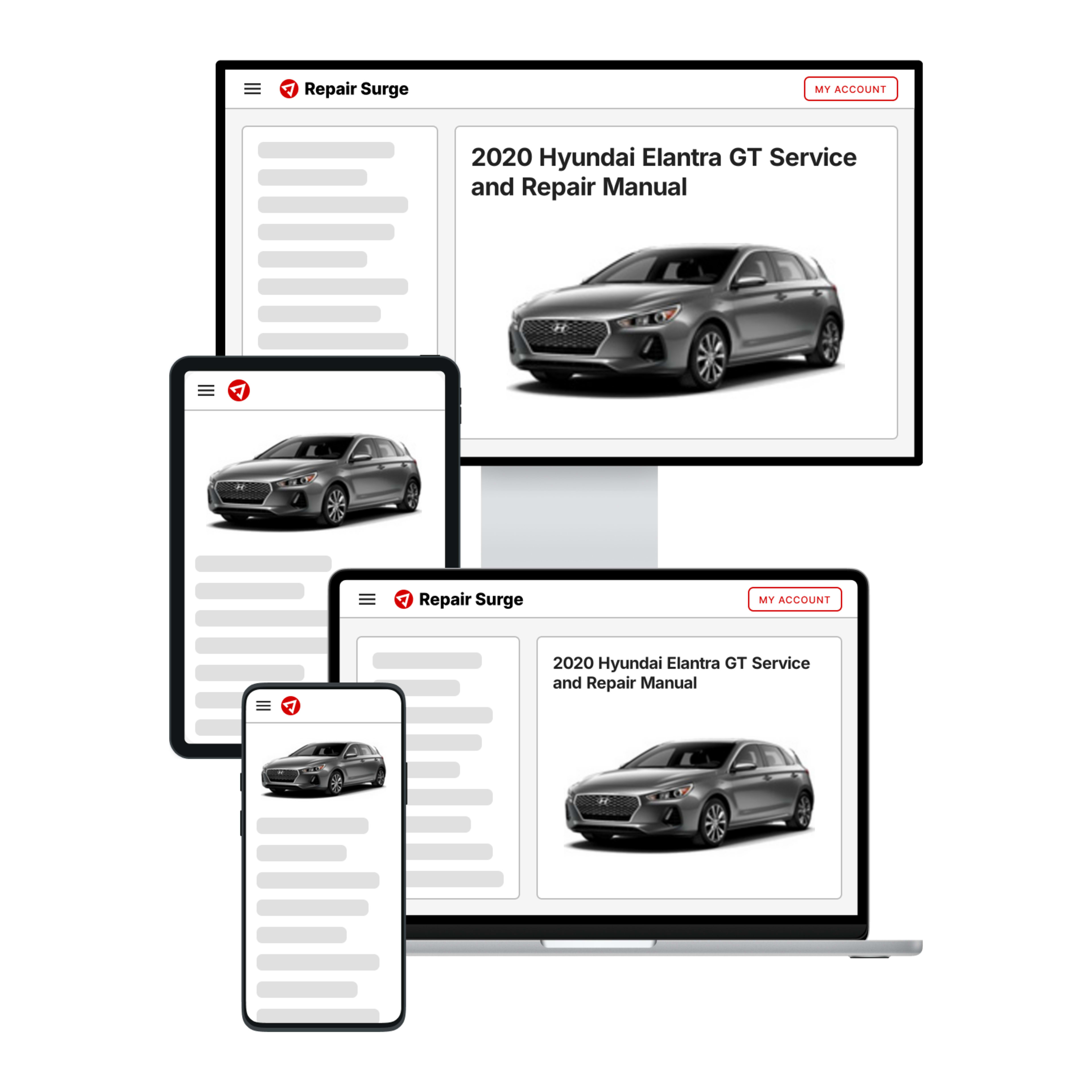 2020 Hyundai Elantra GT service and repair manual hero image