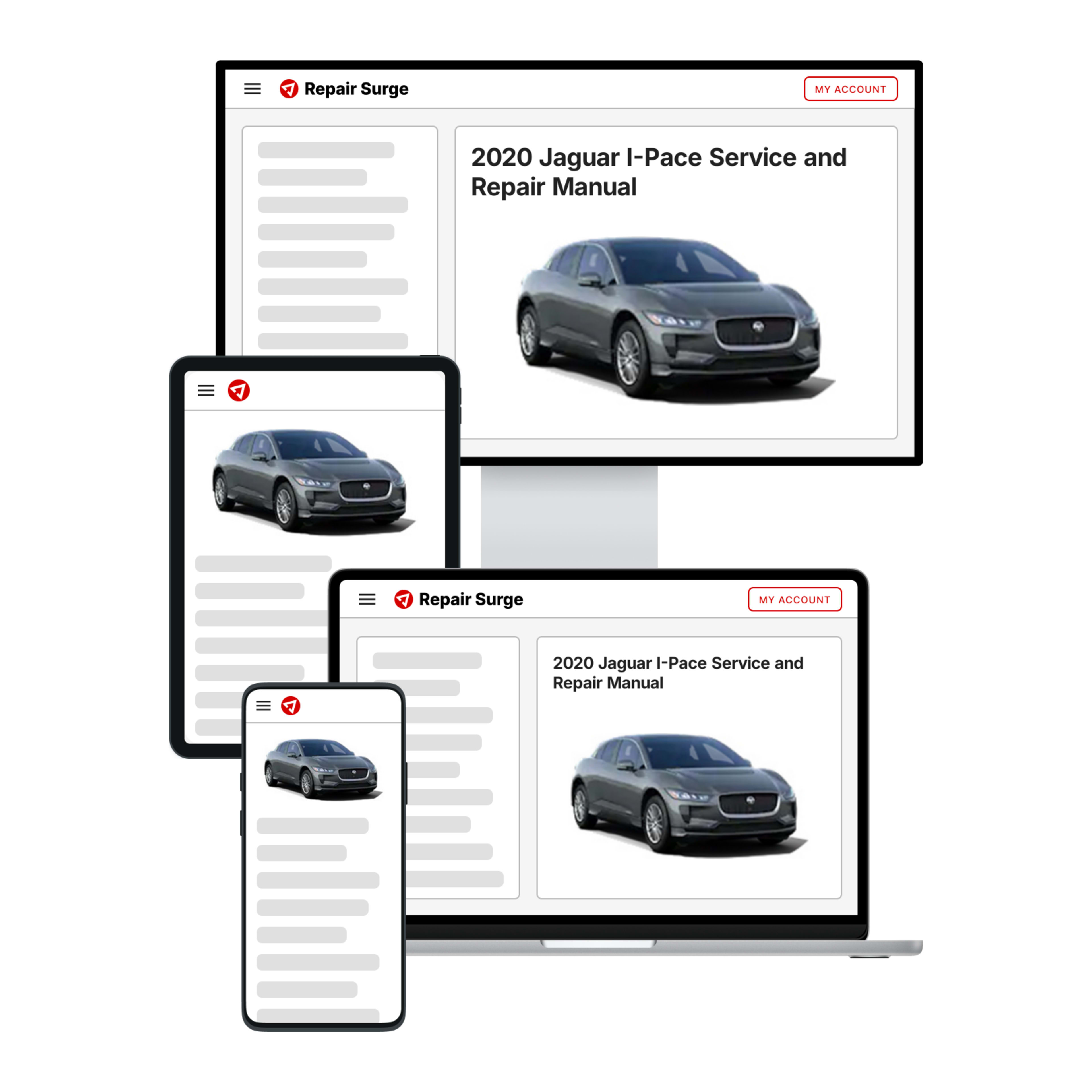 2020 Jaguar I-Pace service and repair manual hero image