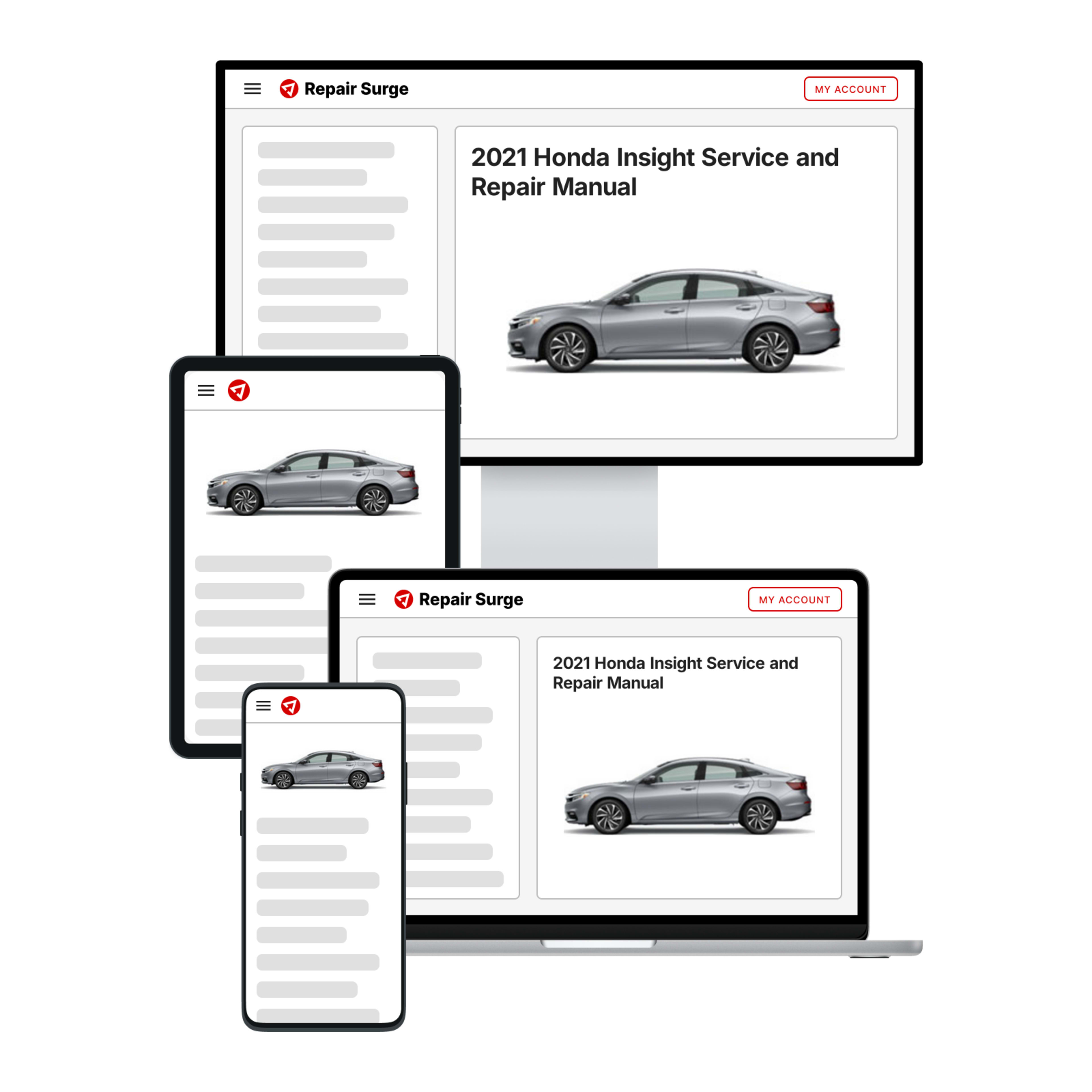 2021 Honda Insight service and repair manual hero image