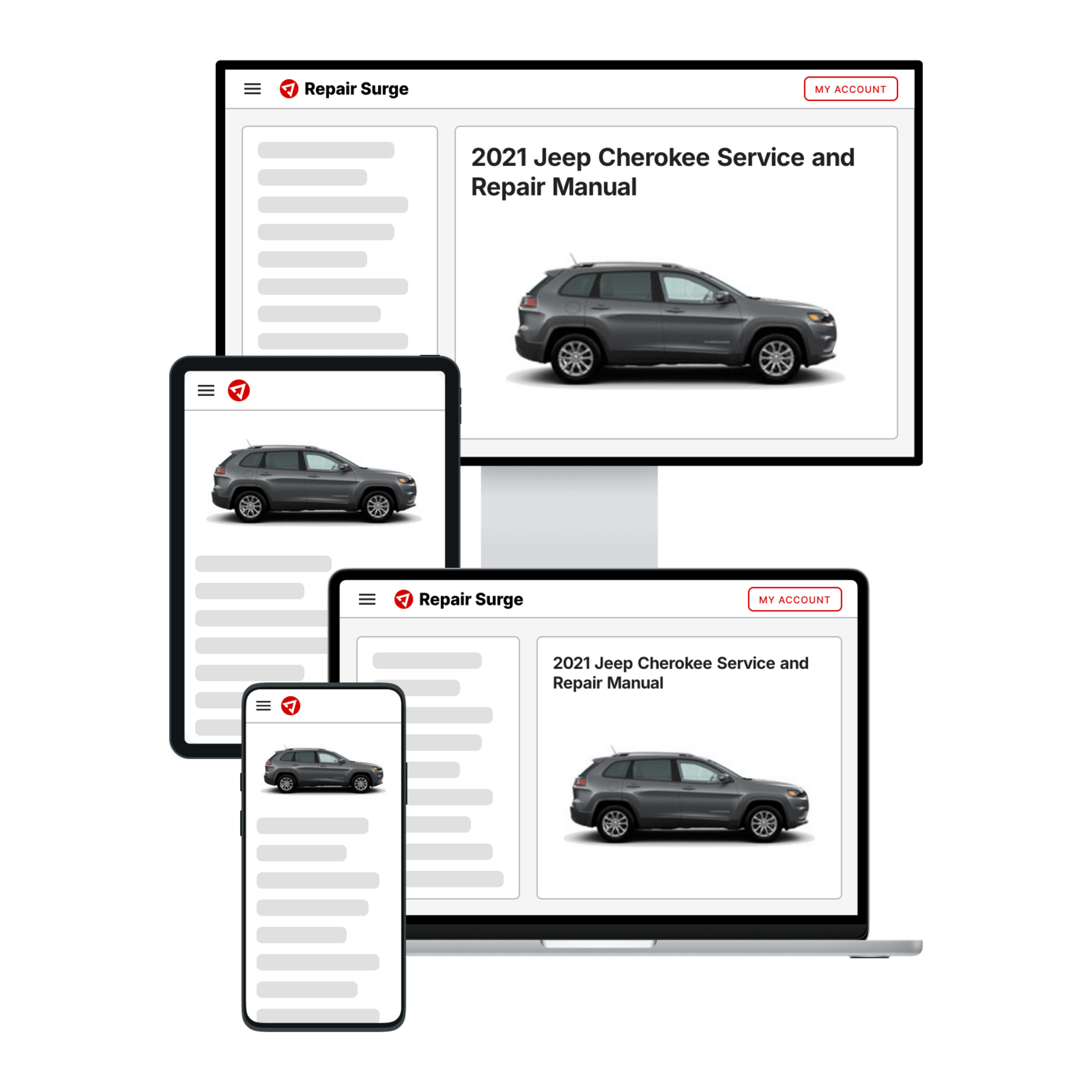 2021 Jeep Cherokee service and repair manual hero image