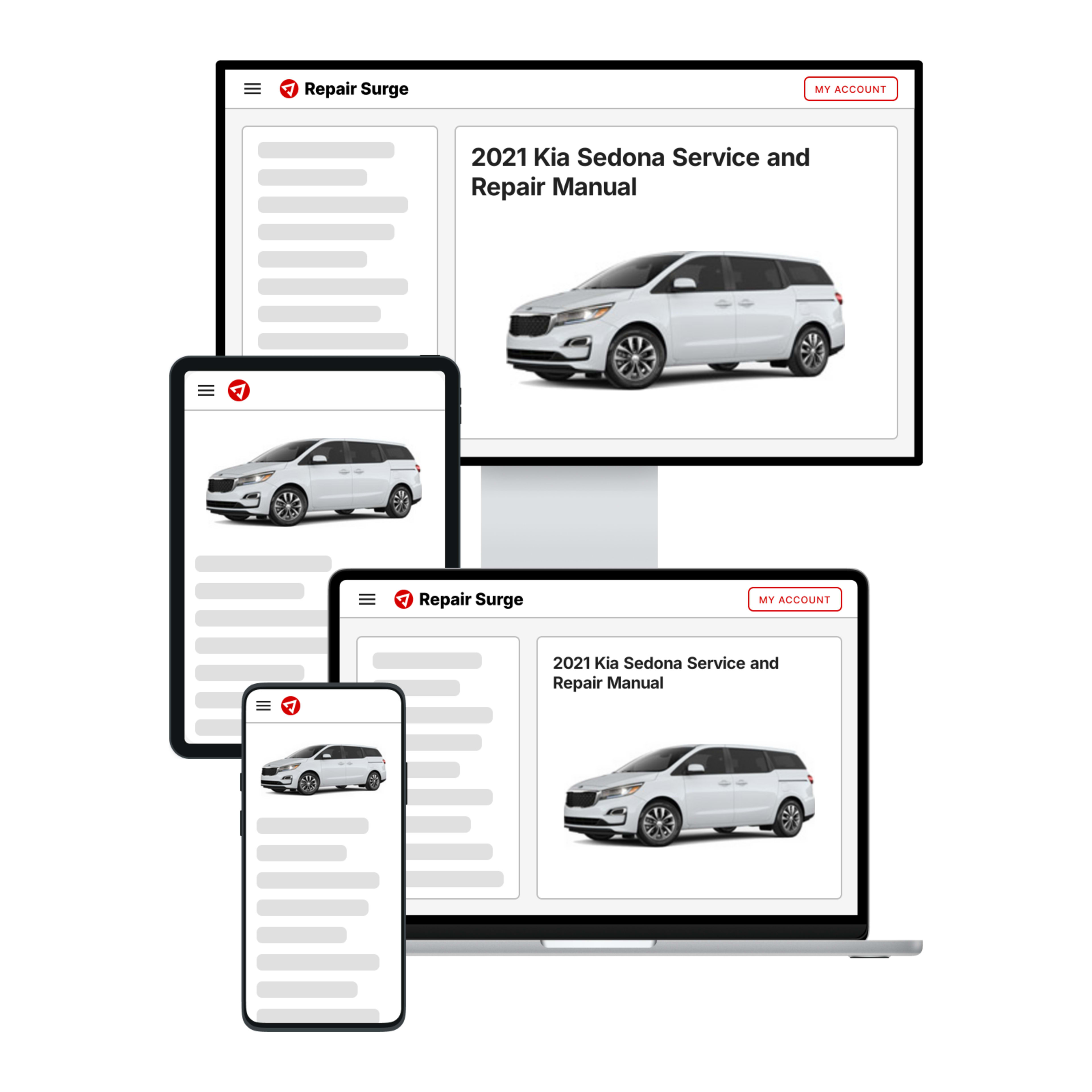 2021 Kia Sedona service and repair manual hero image
