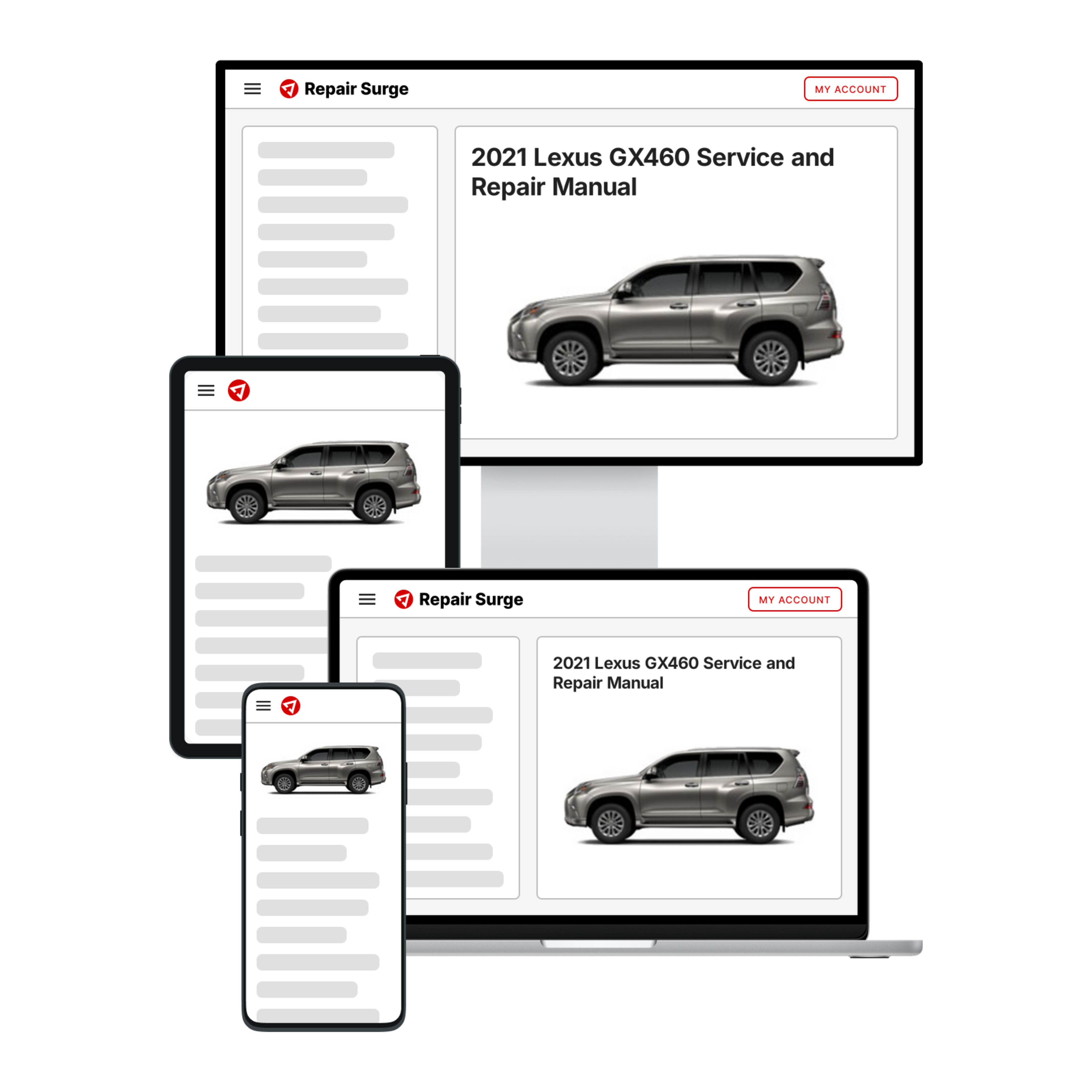 2021 Lexus GX460 service and repair manual hero image