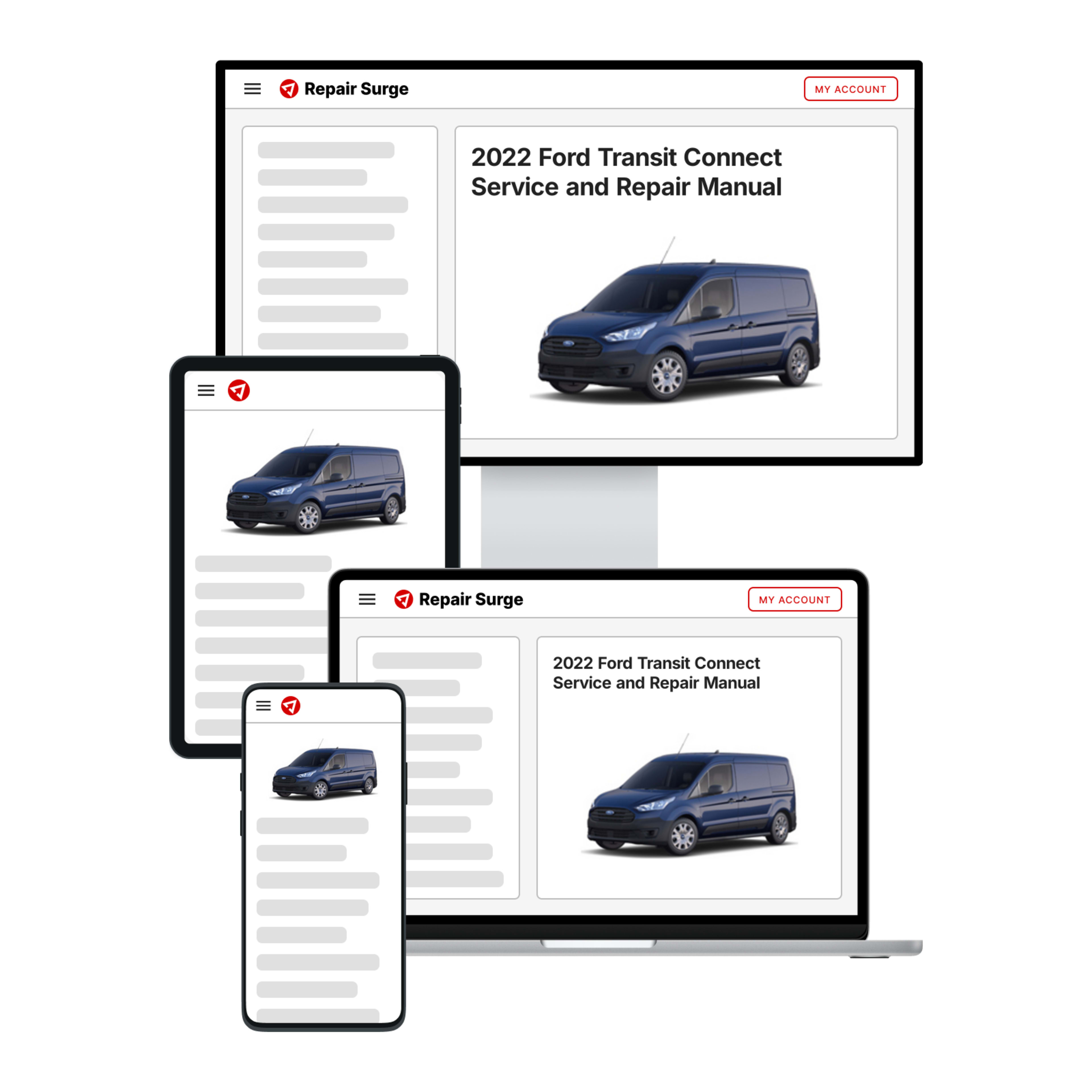 2022 Ford Transit Connect service and repair manual hero image
