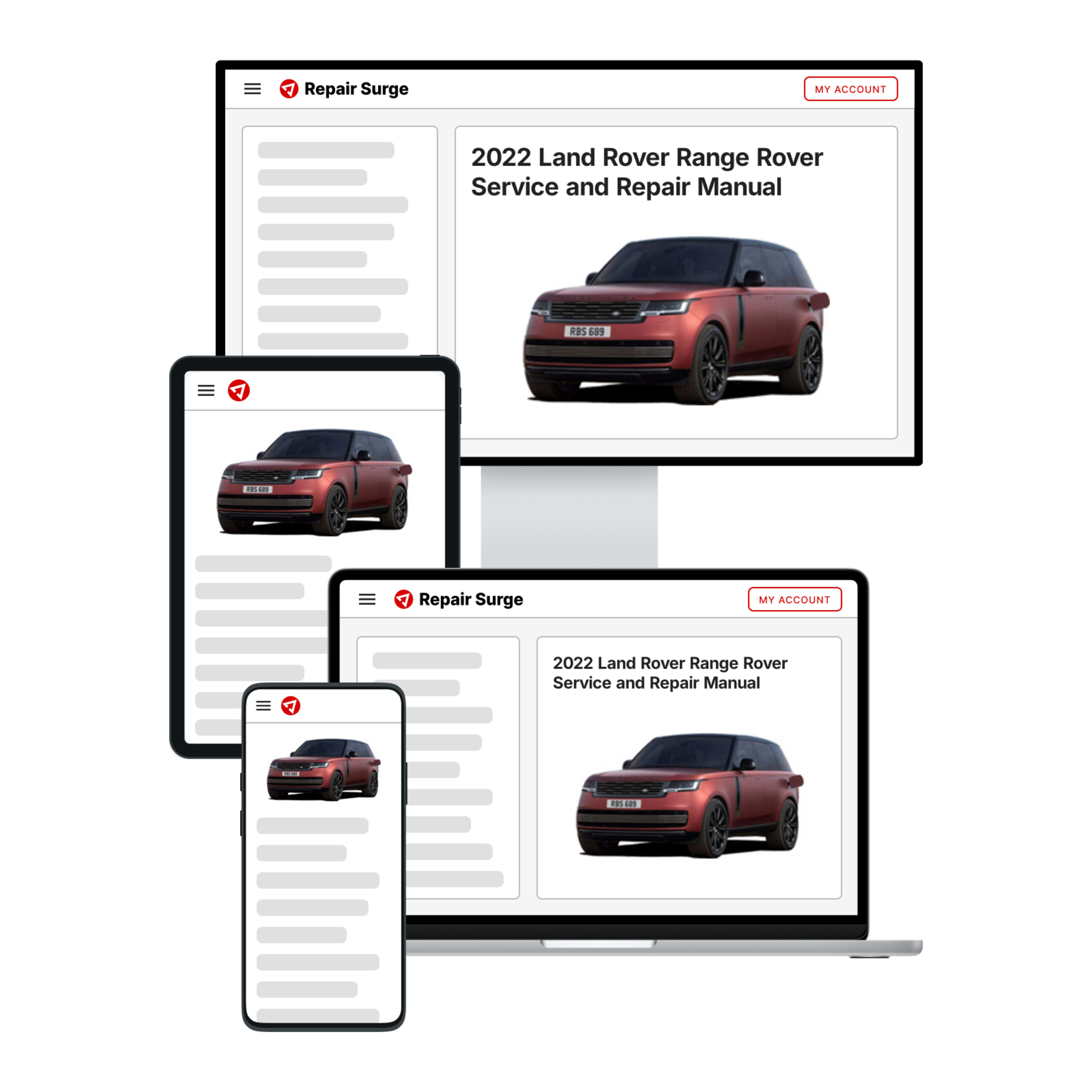 2022 Land Rover Range Rover service and repair manual hero image