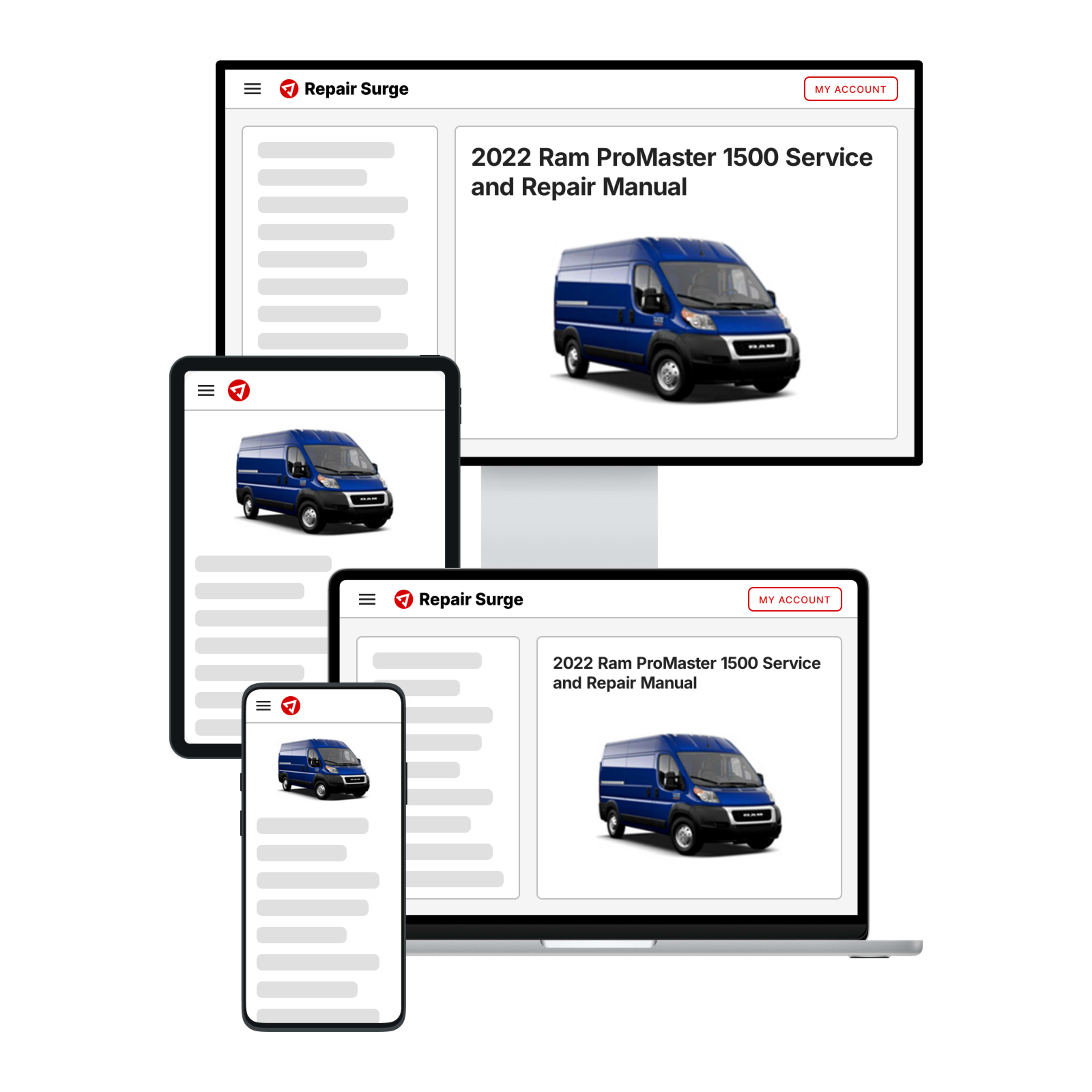 2022 Ram ProMaster 1500 service and repair manual hero image