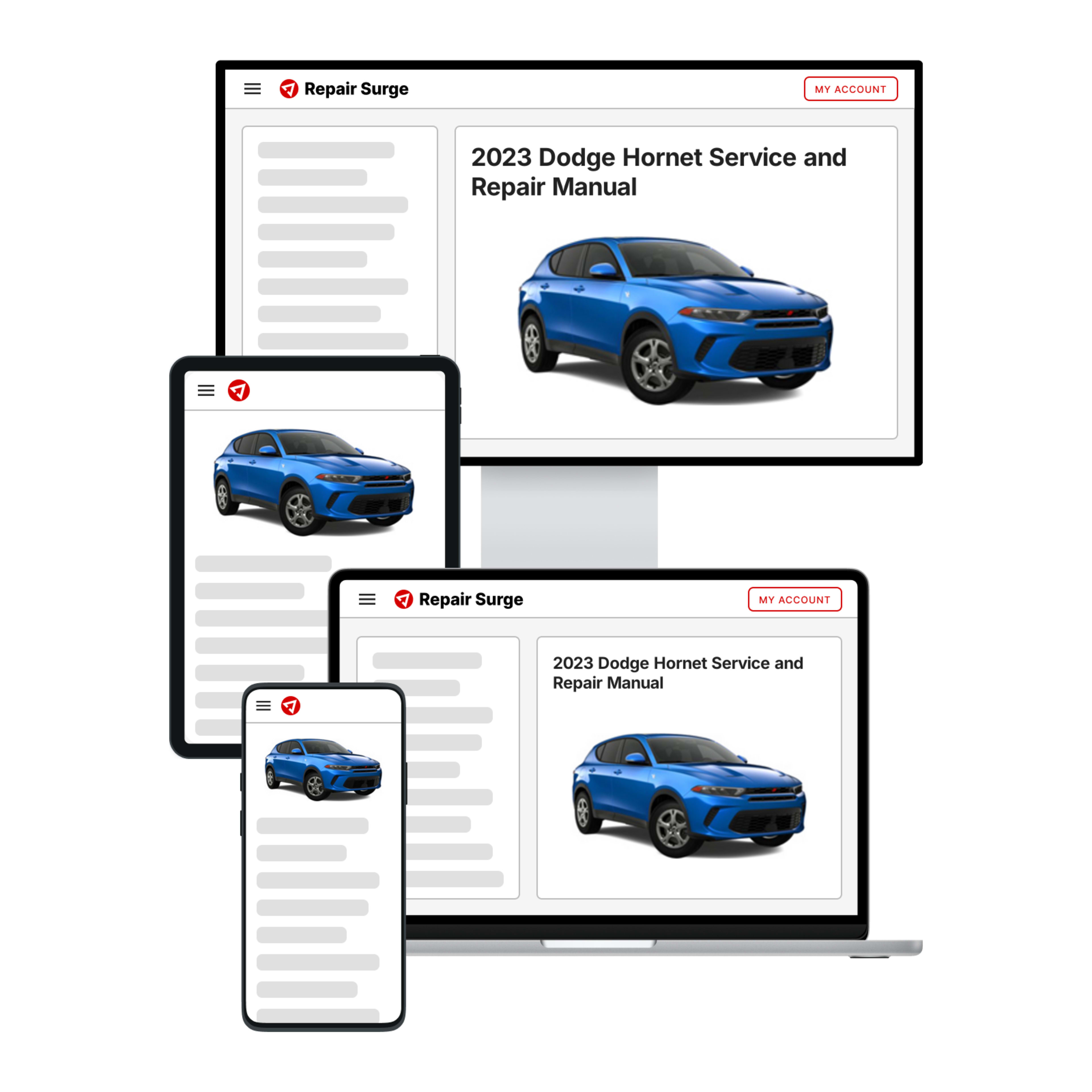 2023 Dodge Hornet service and repair manual hero image