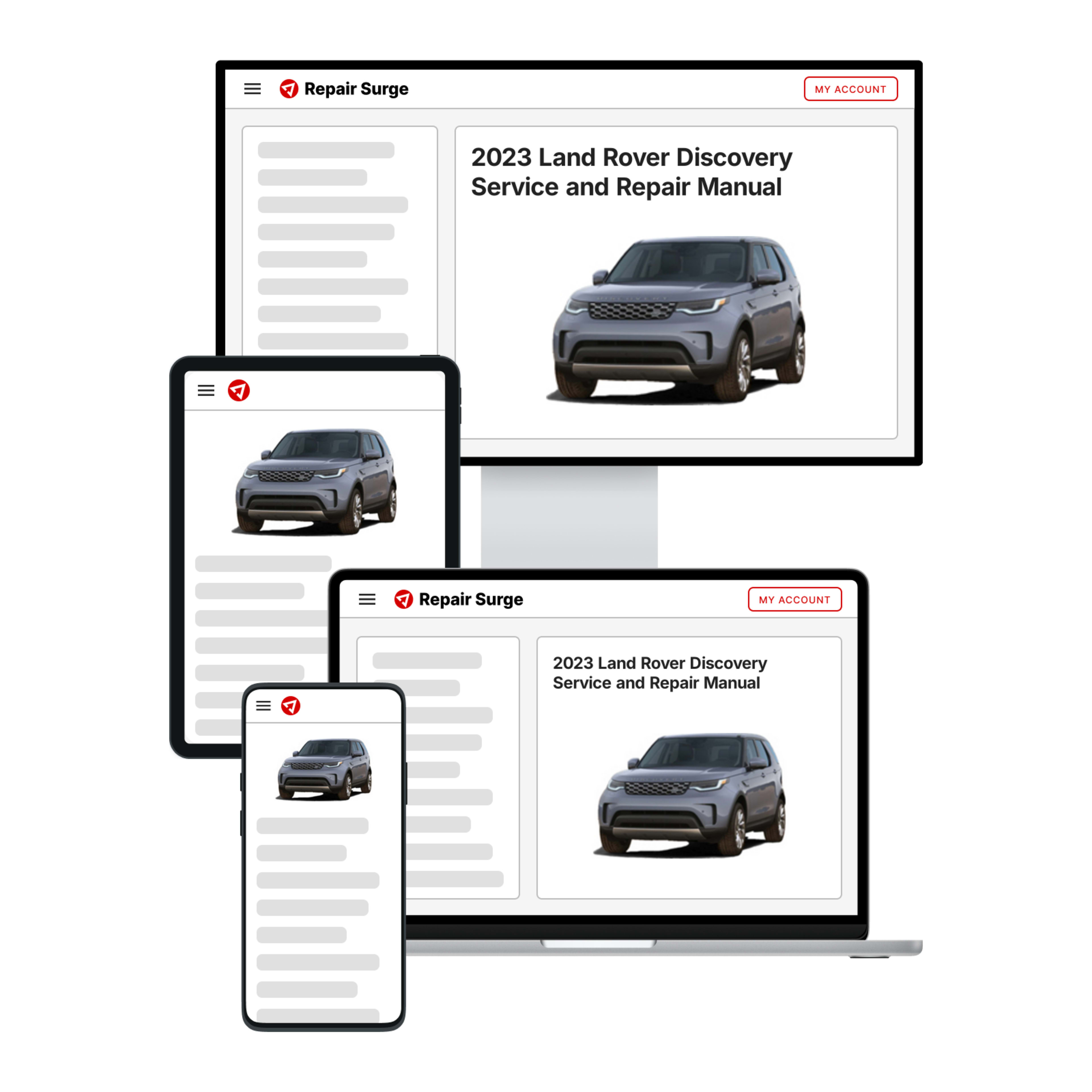 2023 Land Rover Discovery service and repair manual hero image