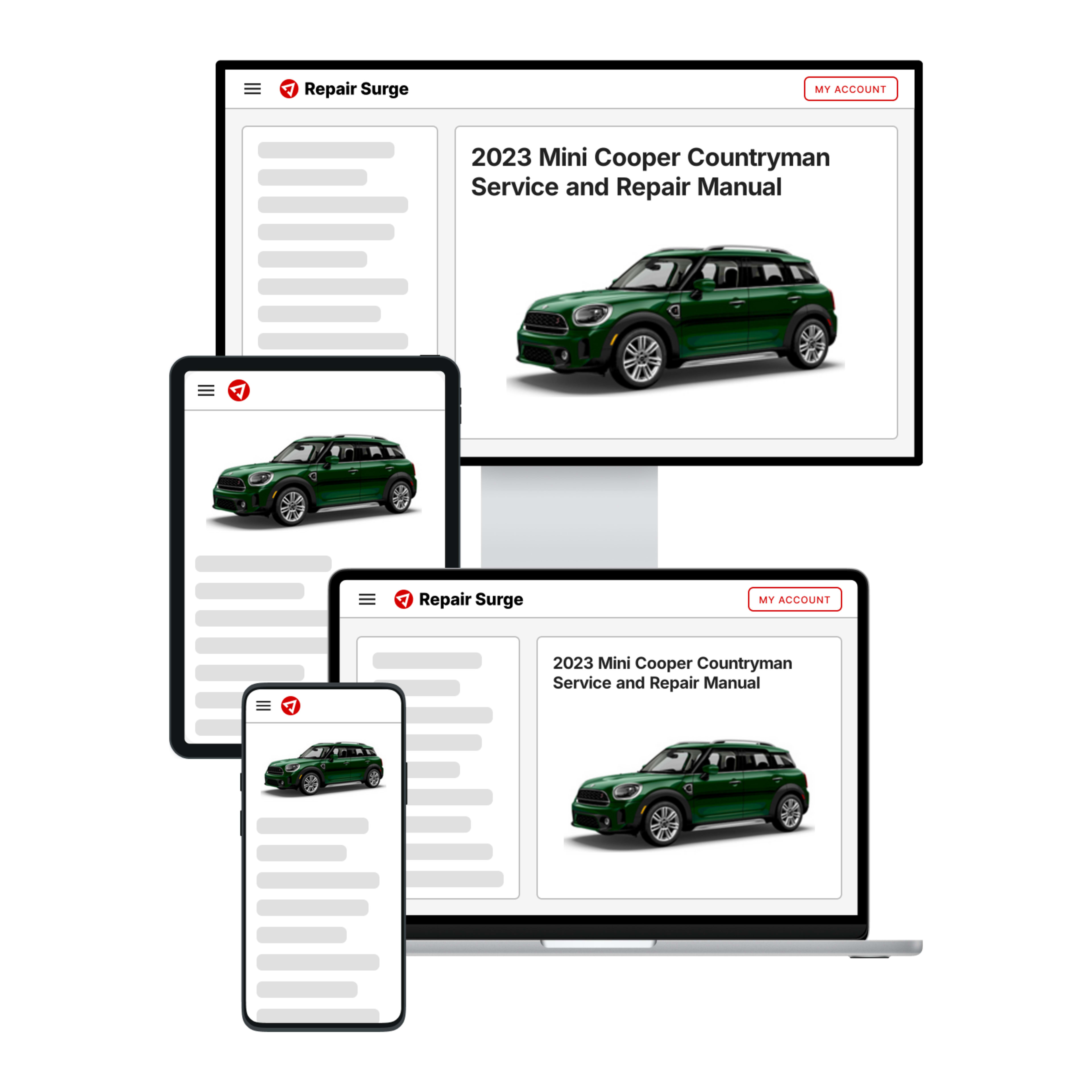 2023 Mini Cooper Countryman service and repair manual hero image