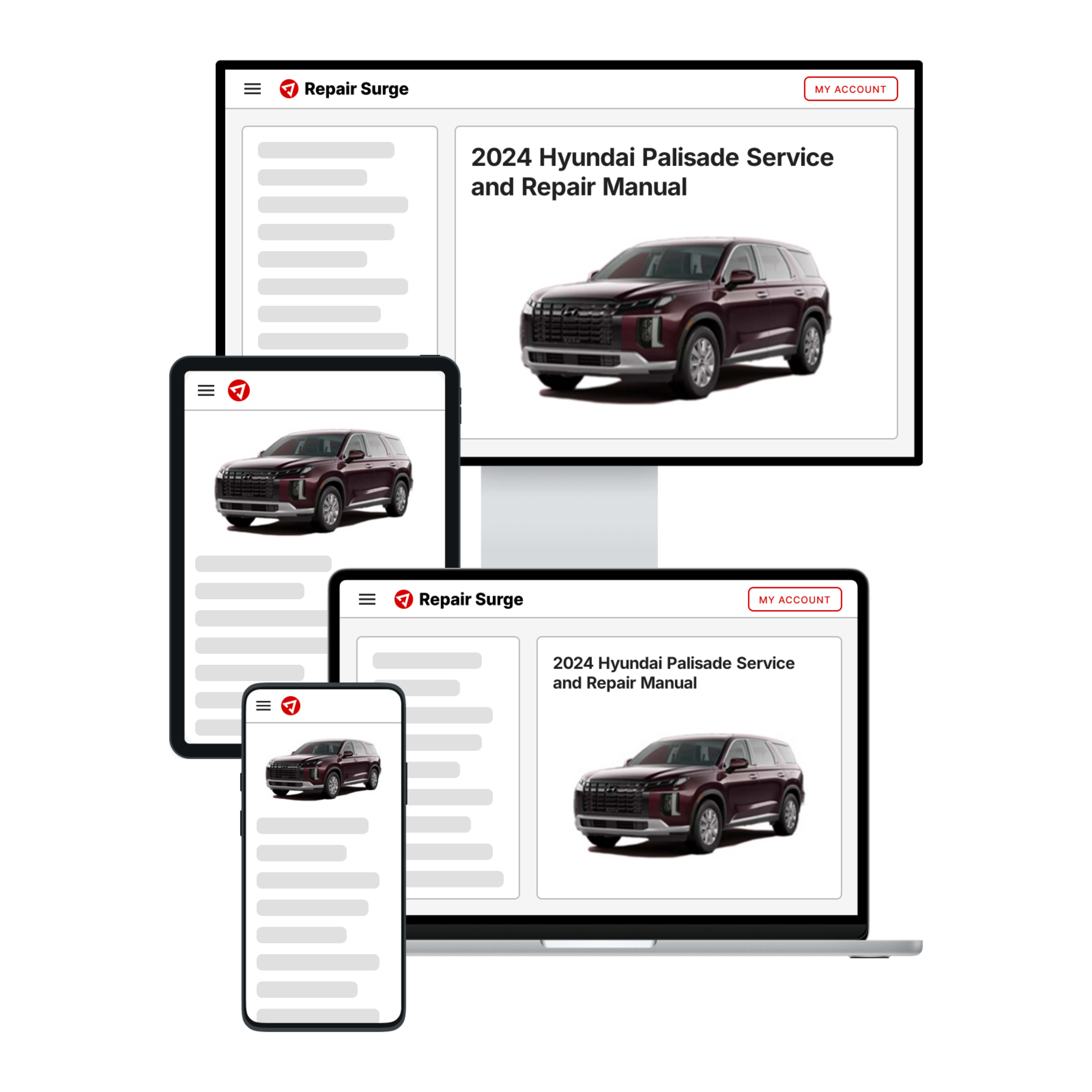 2024 Hyundai Palisade service and repair manual hero image