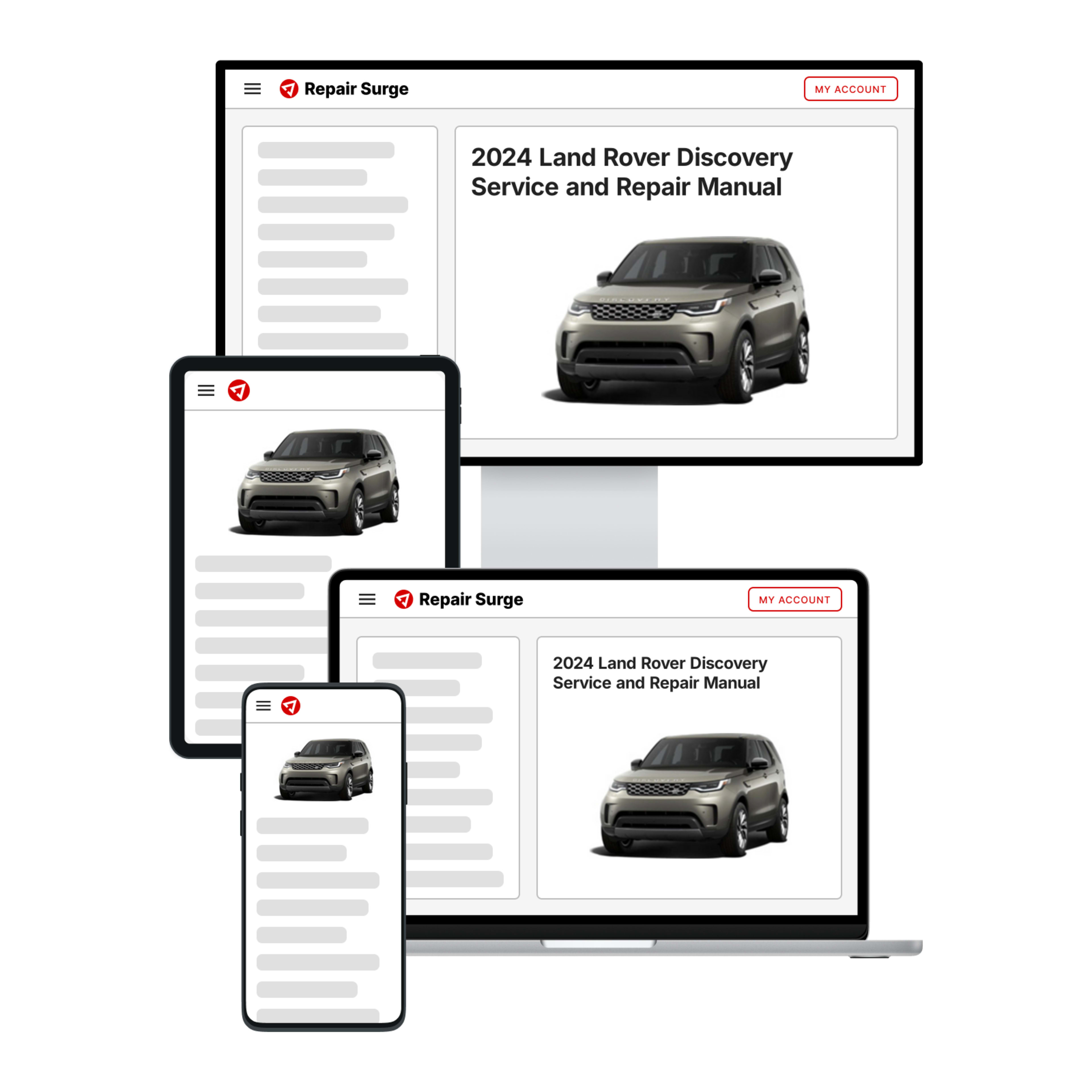 2024 Land Rover Discovery service and repair manual hero image