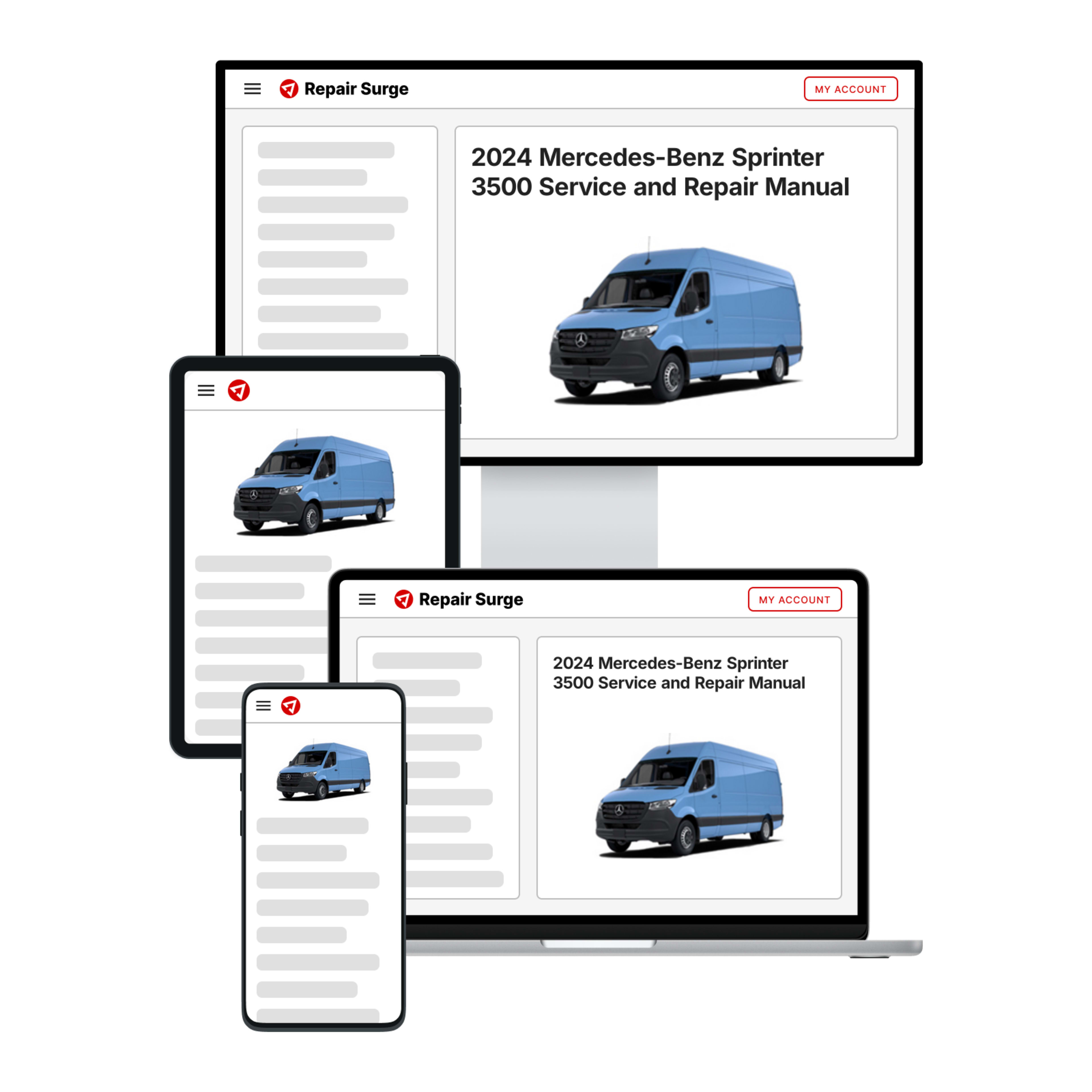 2024 Mercedes-Benz Sprinter 3500 service and repair manual hero image