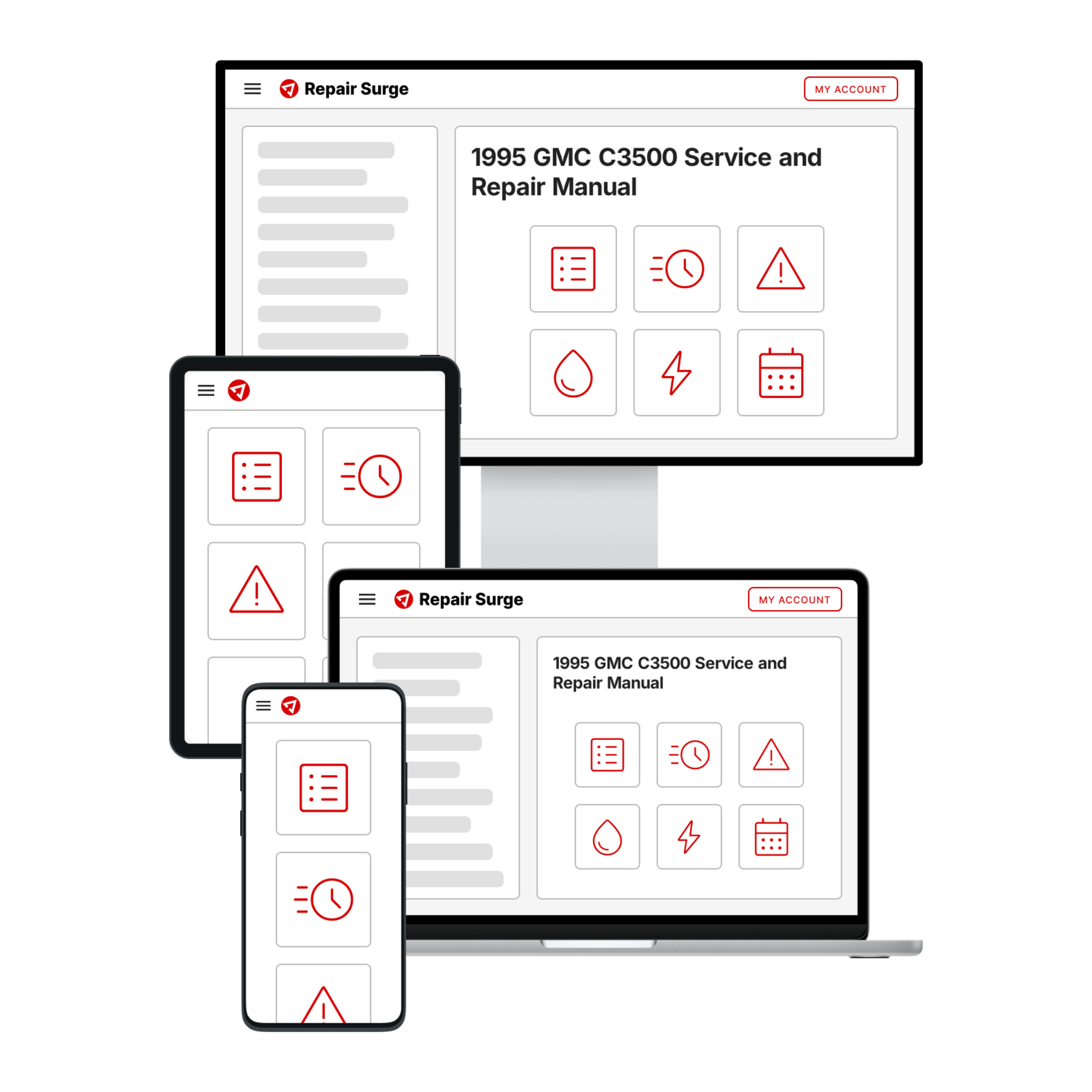 1995 GMC C3500 service and repair manual hero image