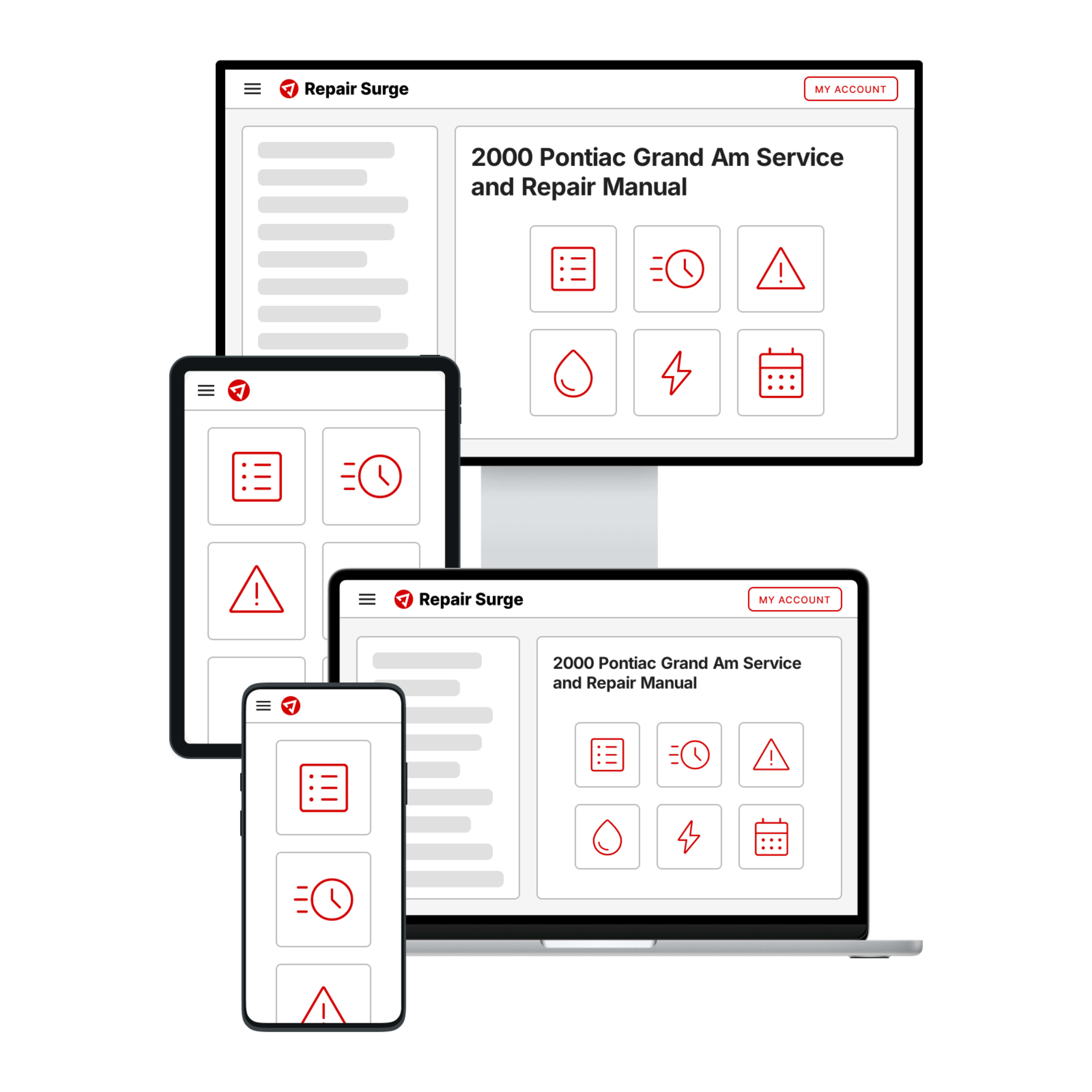 2000 Pontiac Grand Am service and repair manual hero image