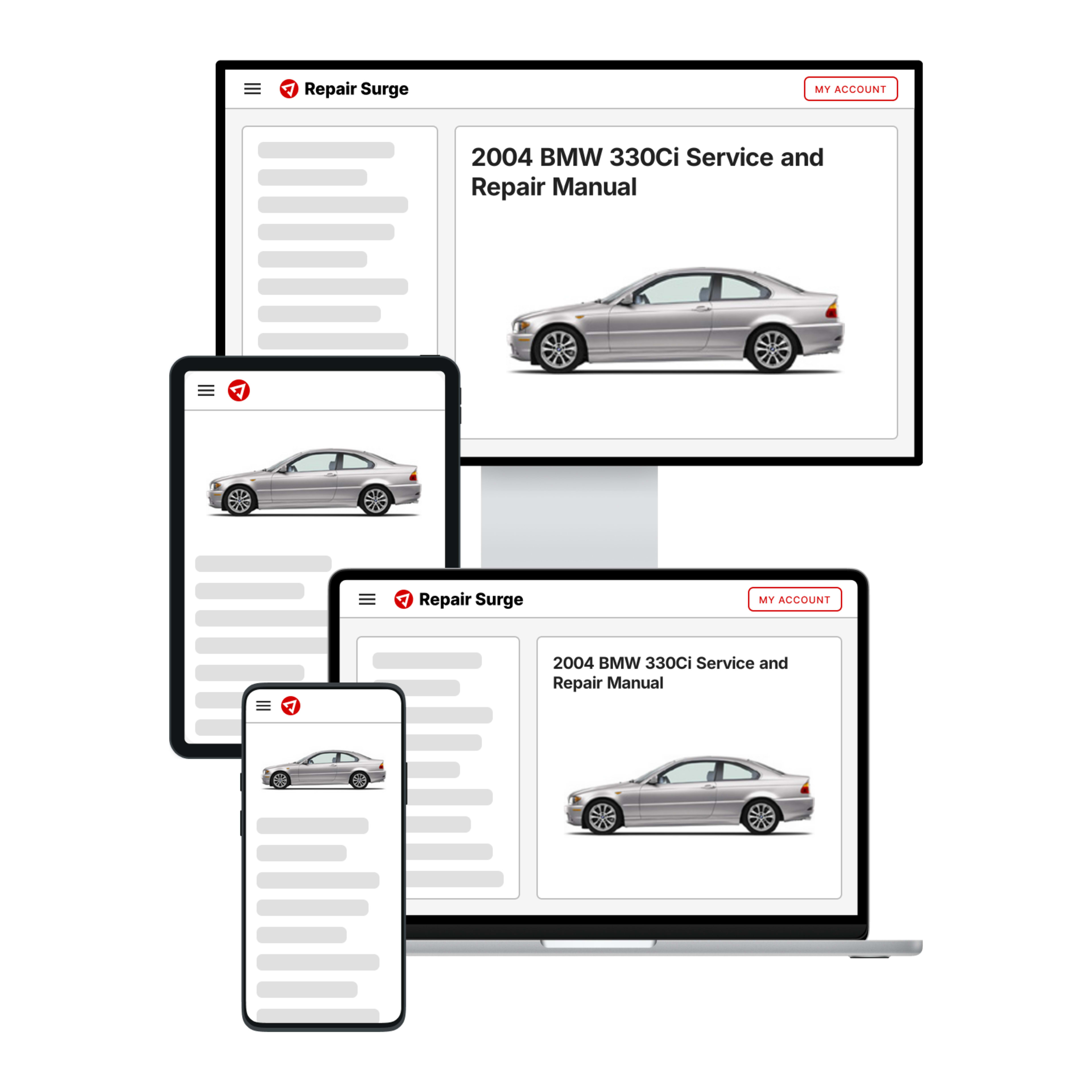 2004 BMW 330Ci service and repair manual hero image