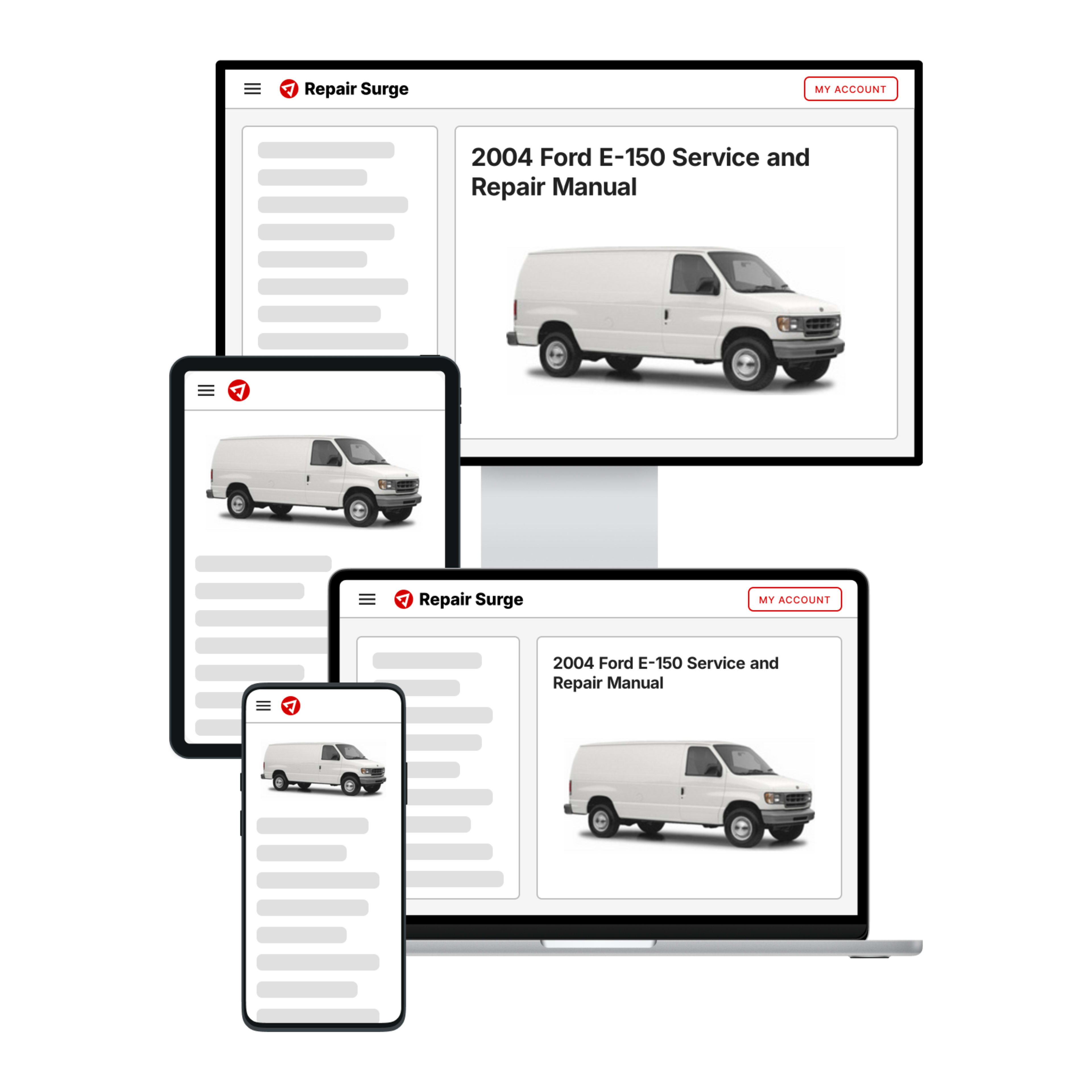 2004 Ford E-150 service and repair manual hero image