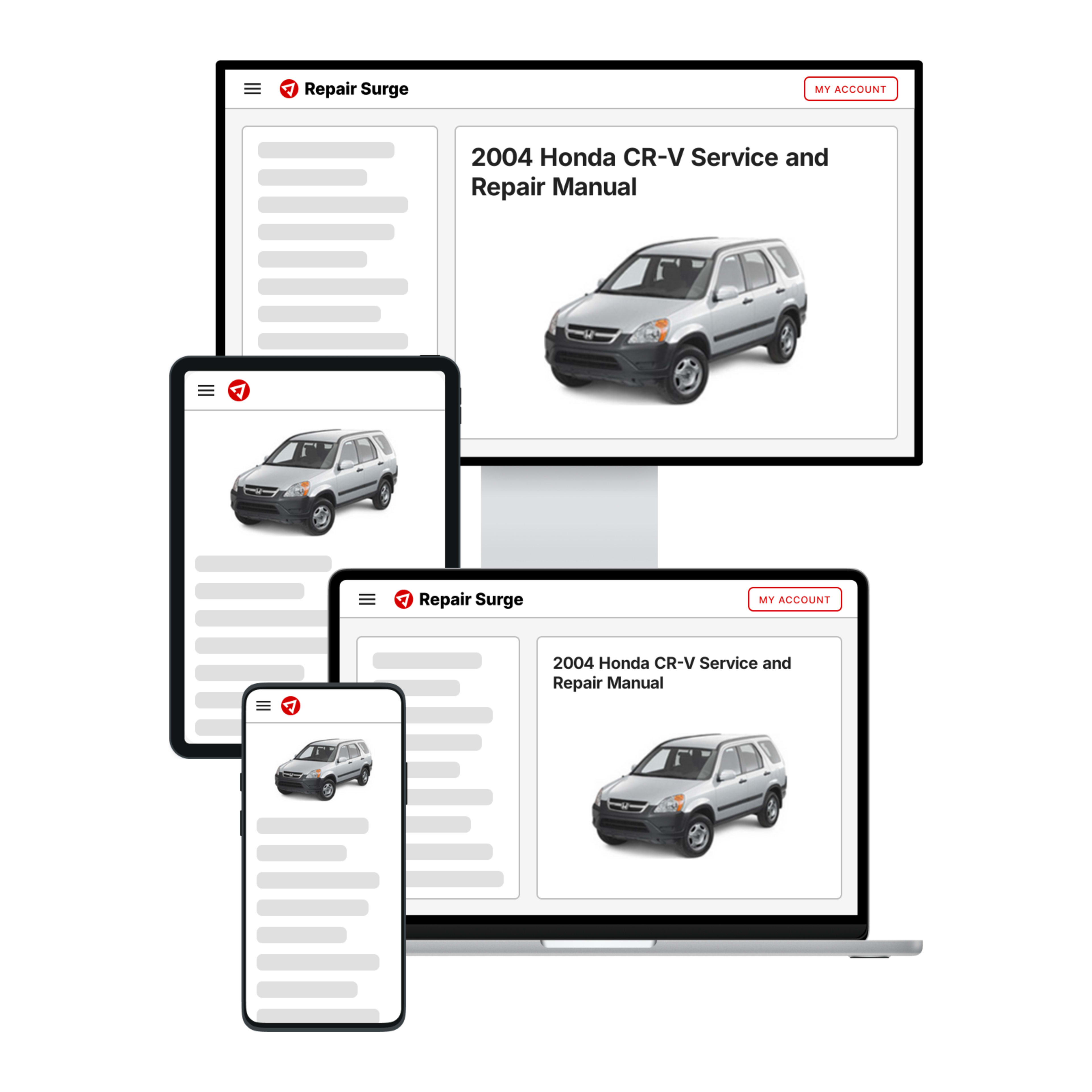 2004 Honda CR-V service and repair manual hero image
