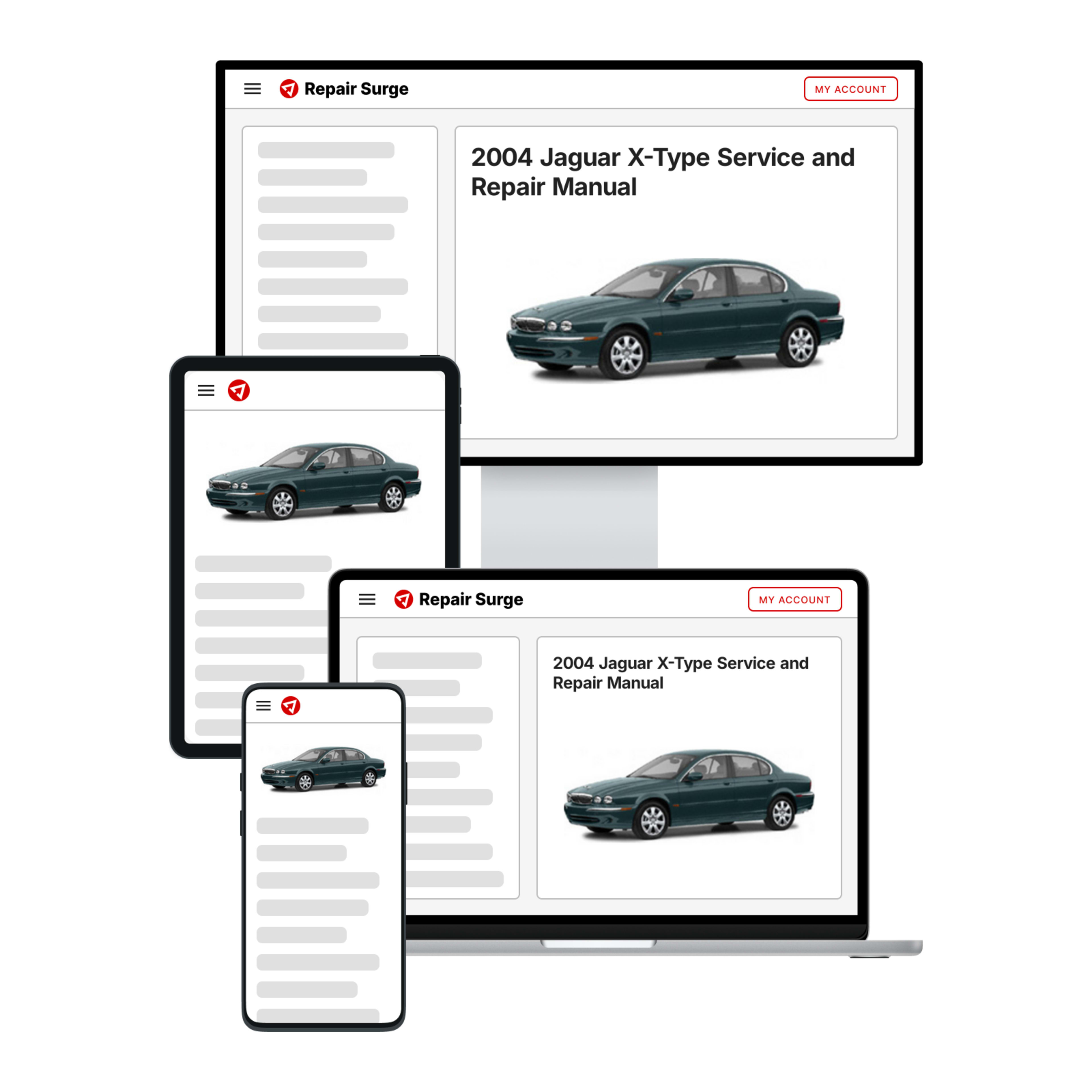 2004 Jaguar X-Type service and repair manual hero image
