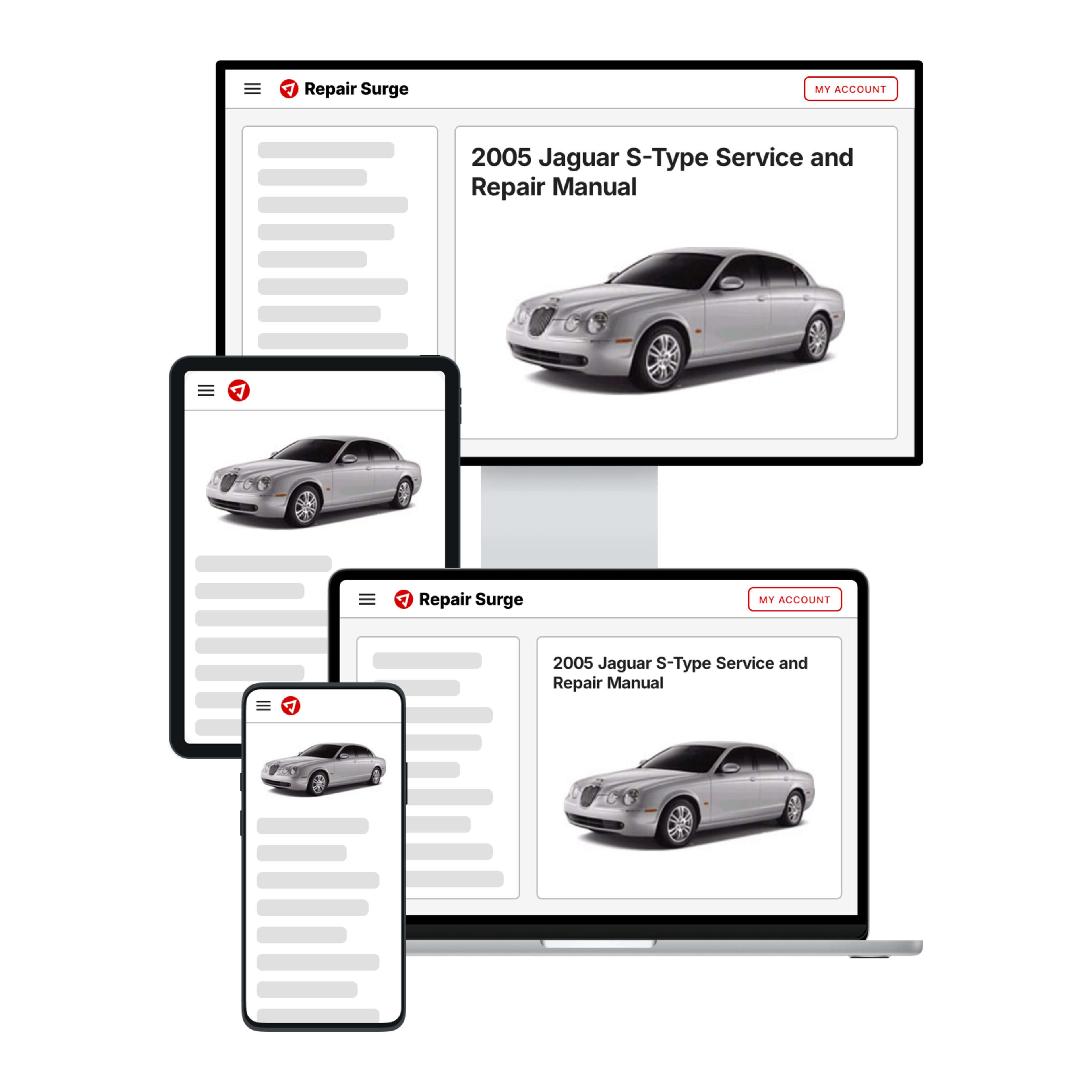 2005 Jaguar S-Type service and repair manual hero image
