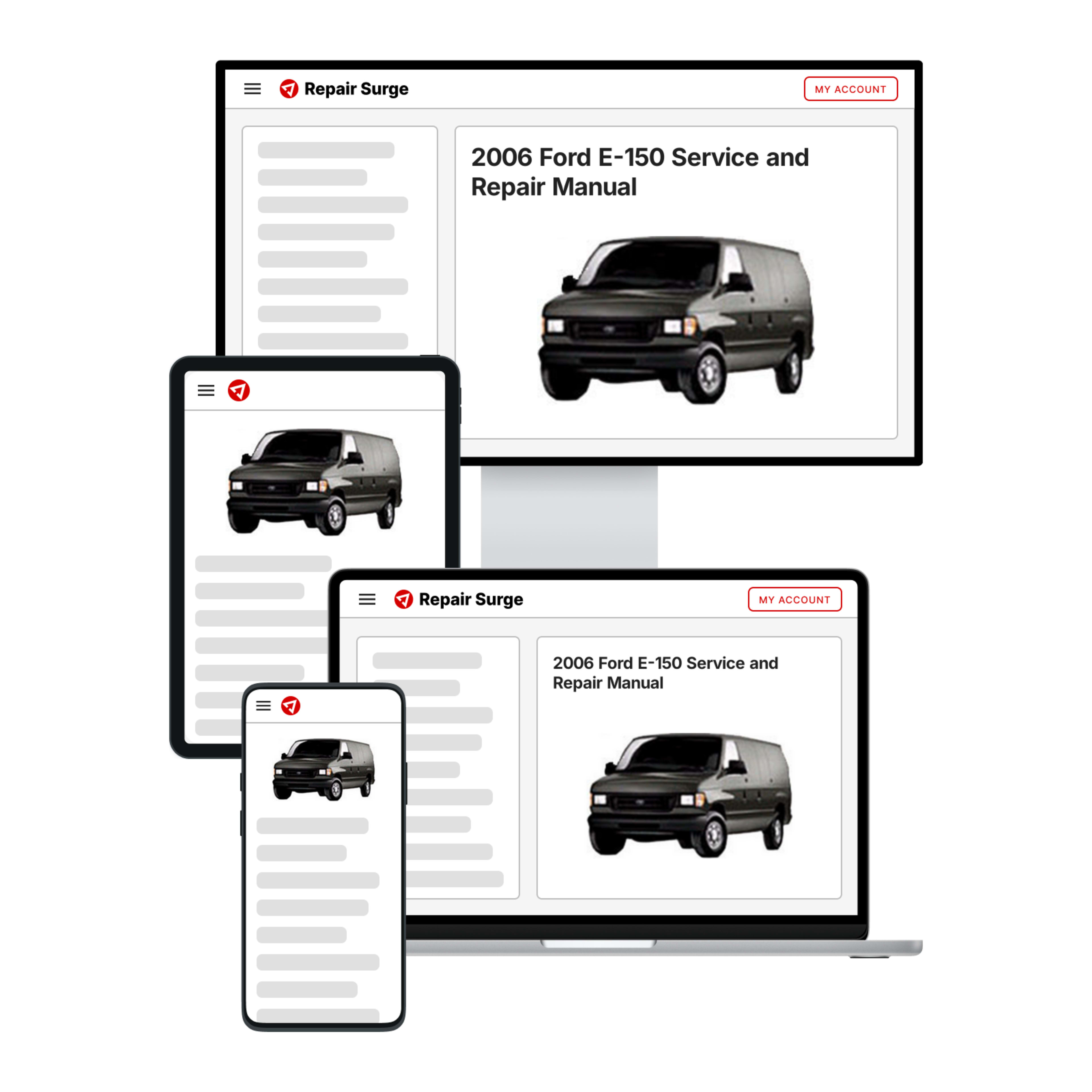 2006 Ford E-150 service and repair manual hero image