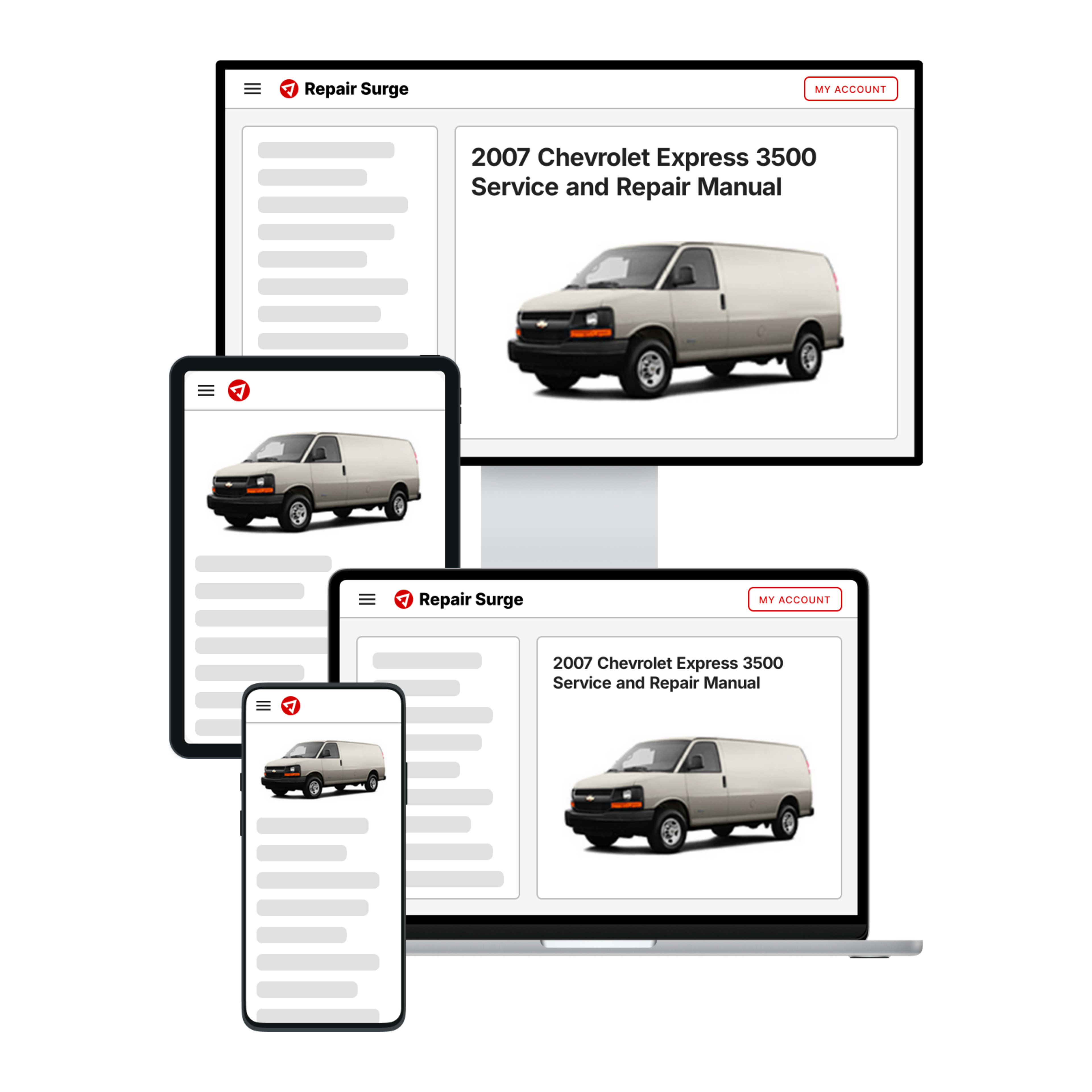 2007 Chevrolet Express 3500 service and repair manual hero image