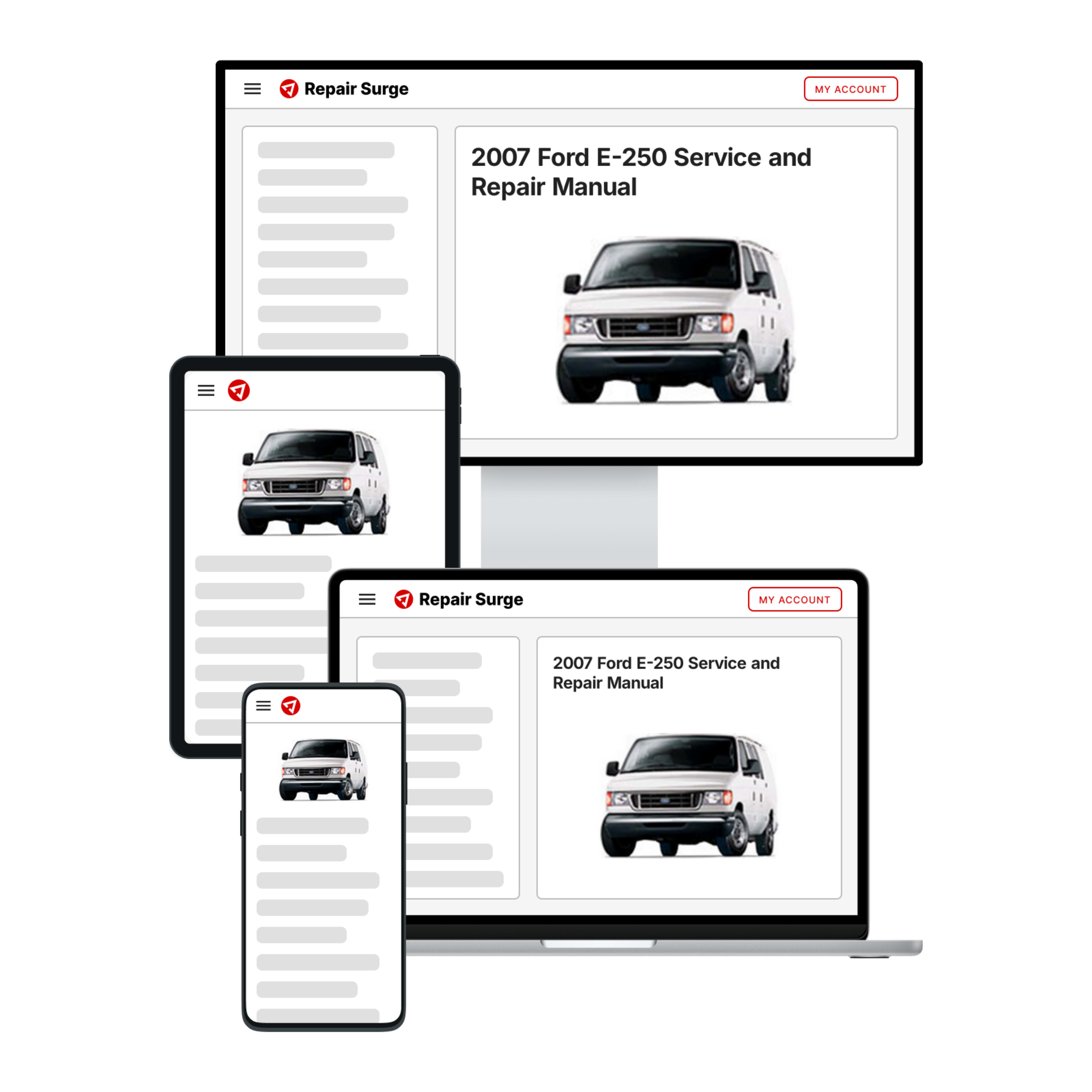 2007 Ford E-250 service and repair manual hero image