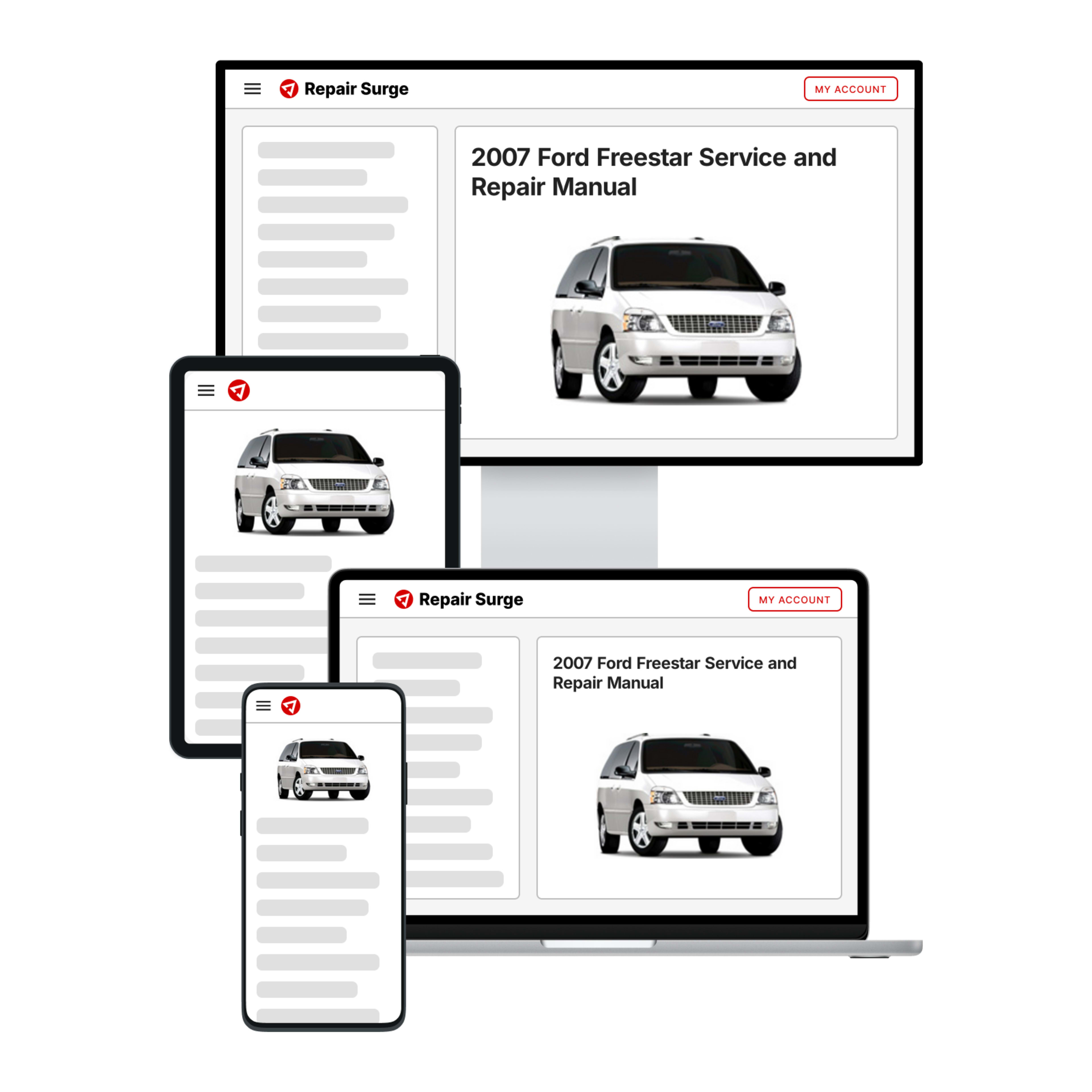 2007 Ford Freestar service and repair manual hero image