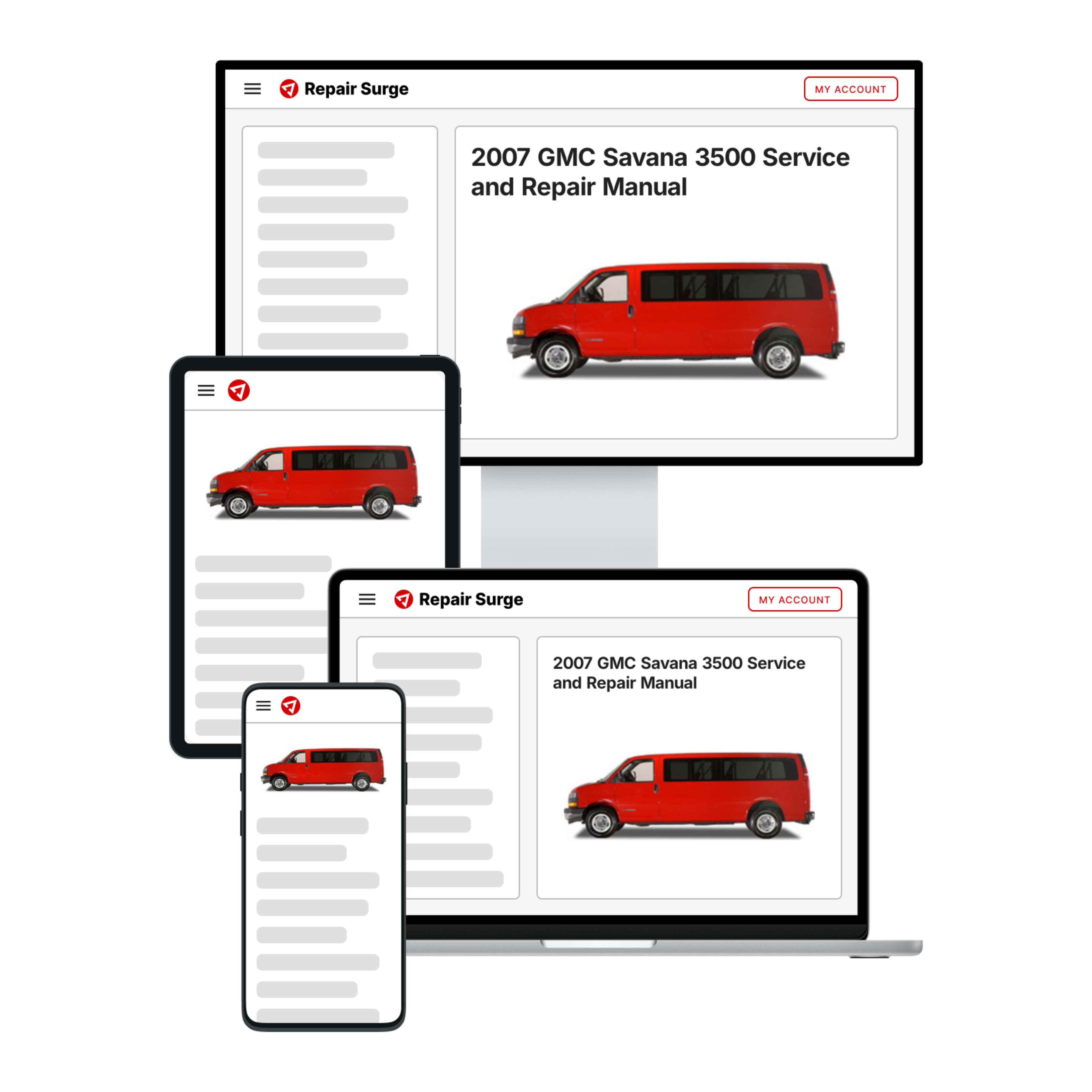 2007 GMC Savana 3500 service and repair manual hero image