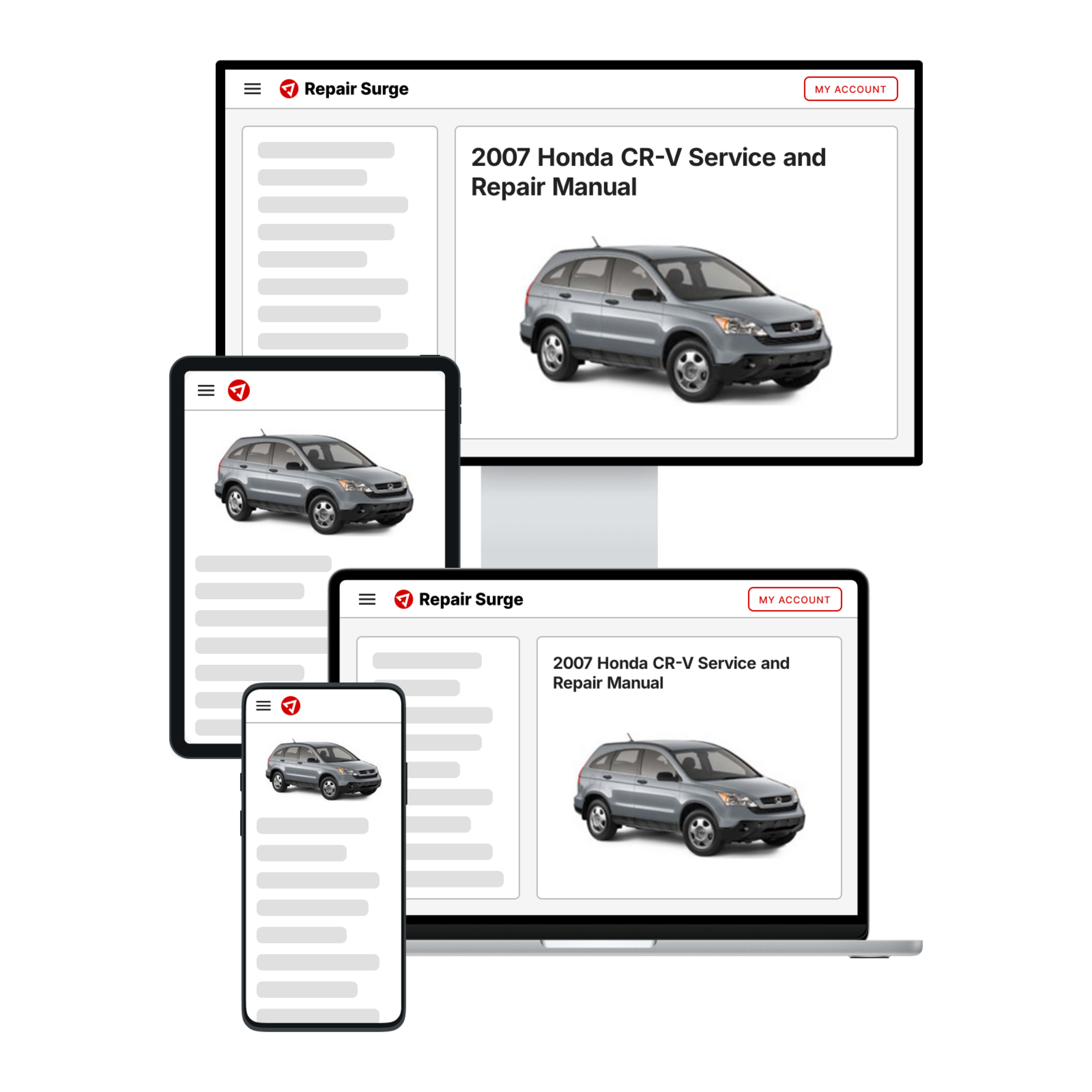 2007 Honda CR-V service and repair manual hero image