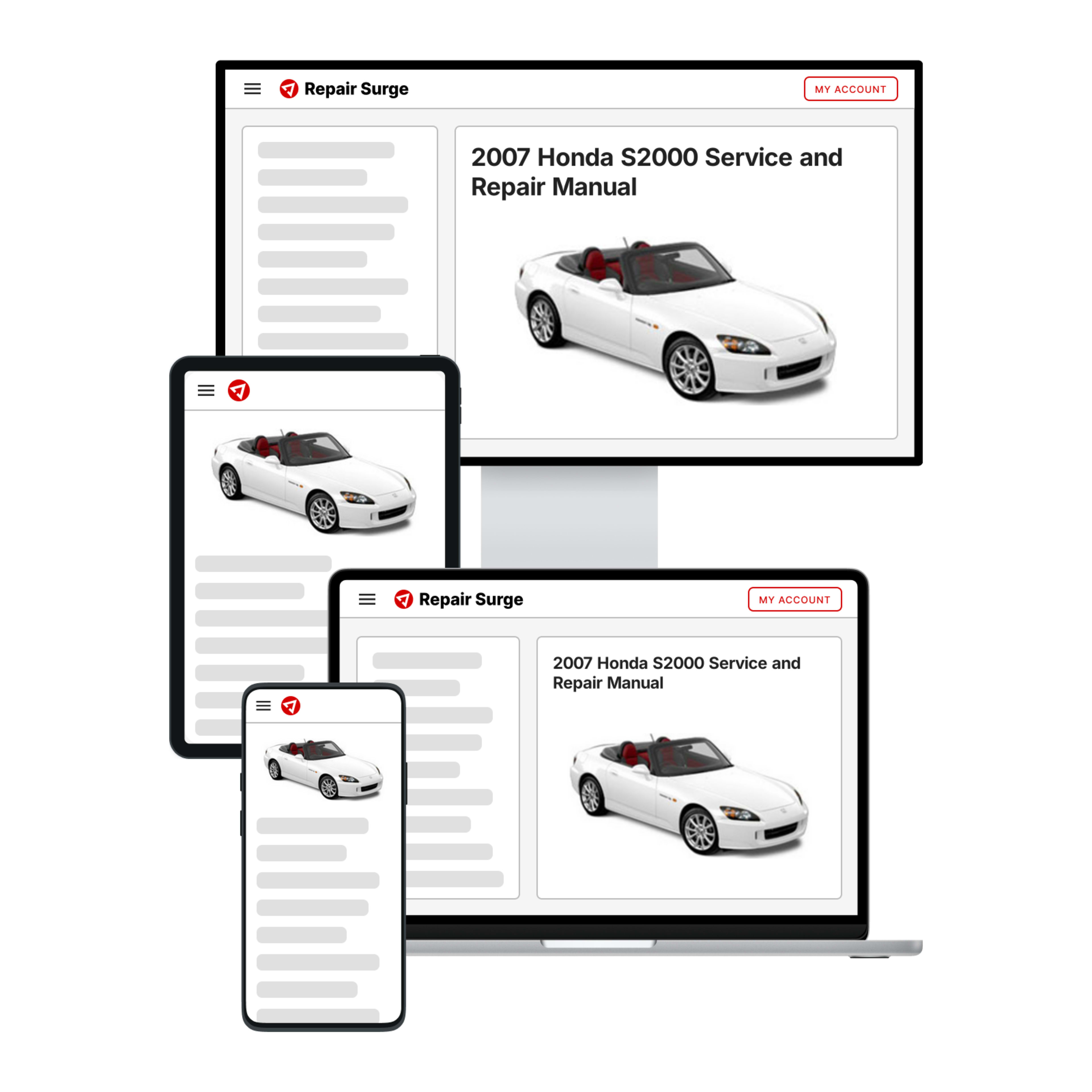 2007 Honda S2000 service and repair manual hero image