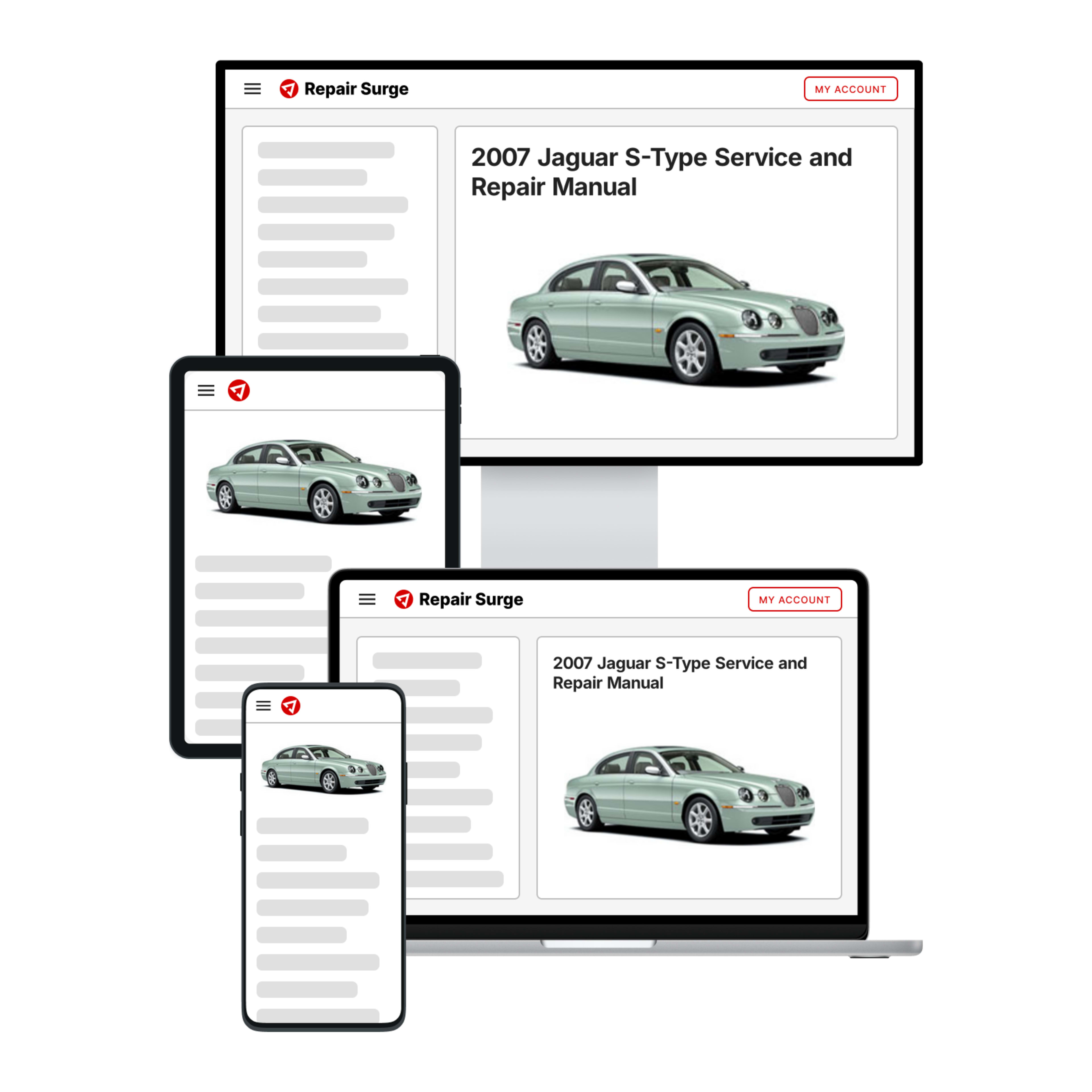 2007 Jaguar S-Type service and repair manual hero image