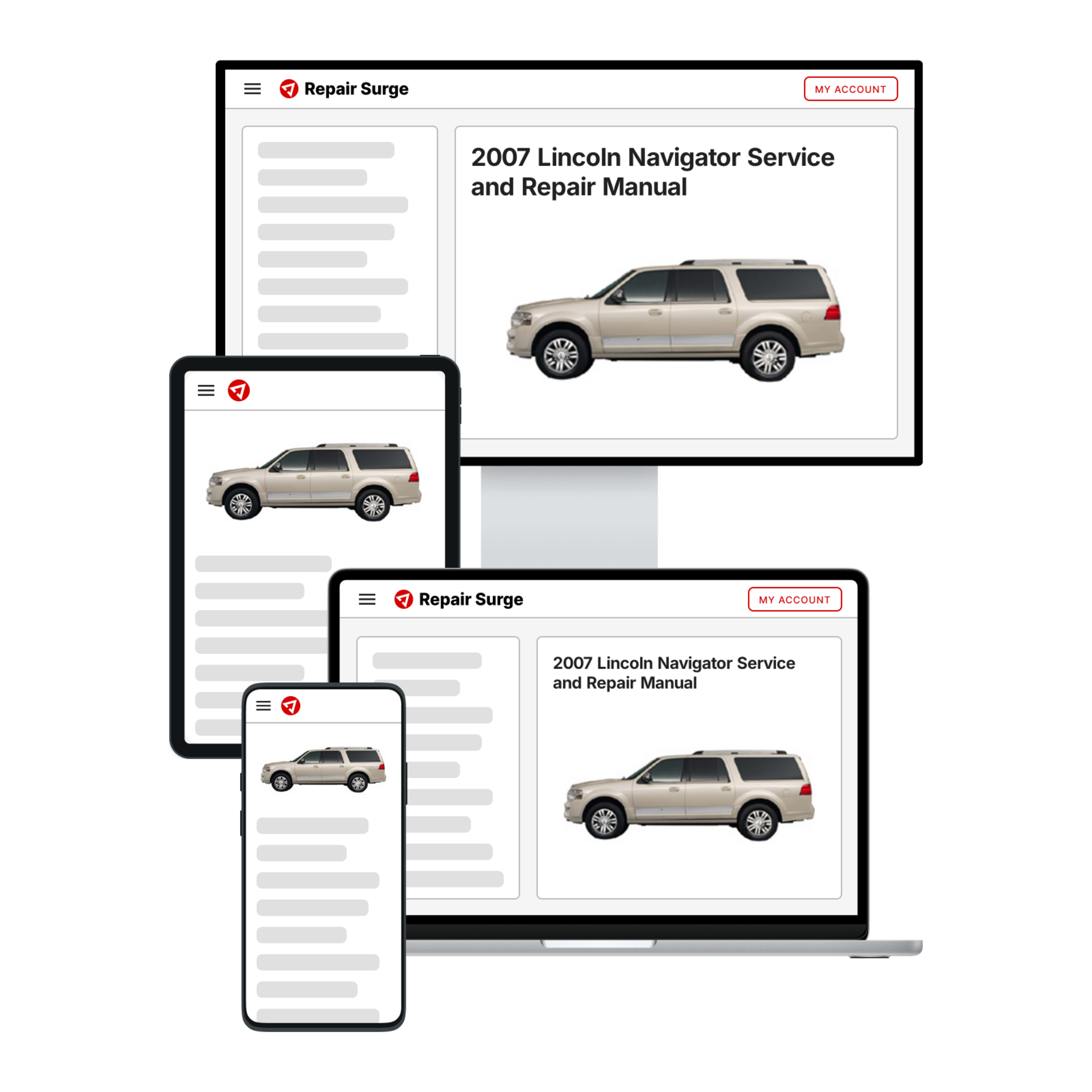 2007 Lincoln Navigator service and repair manual hero image
