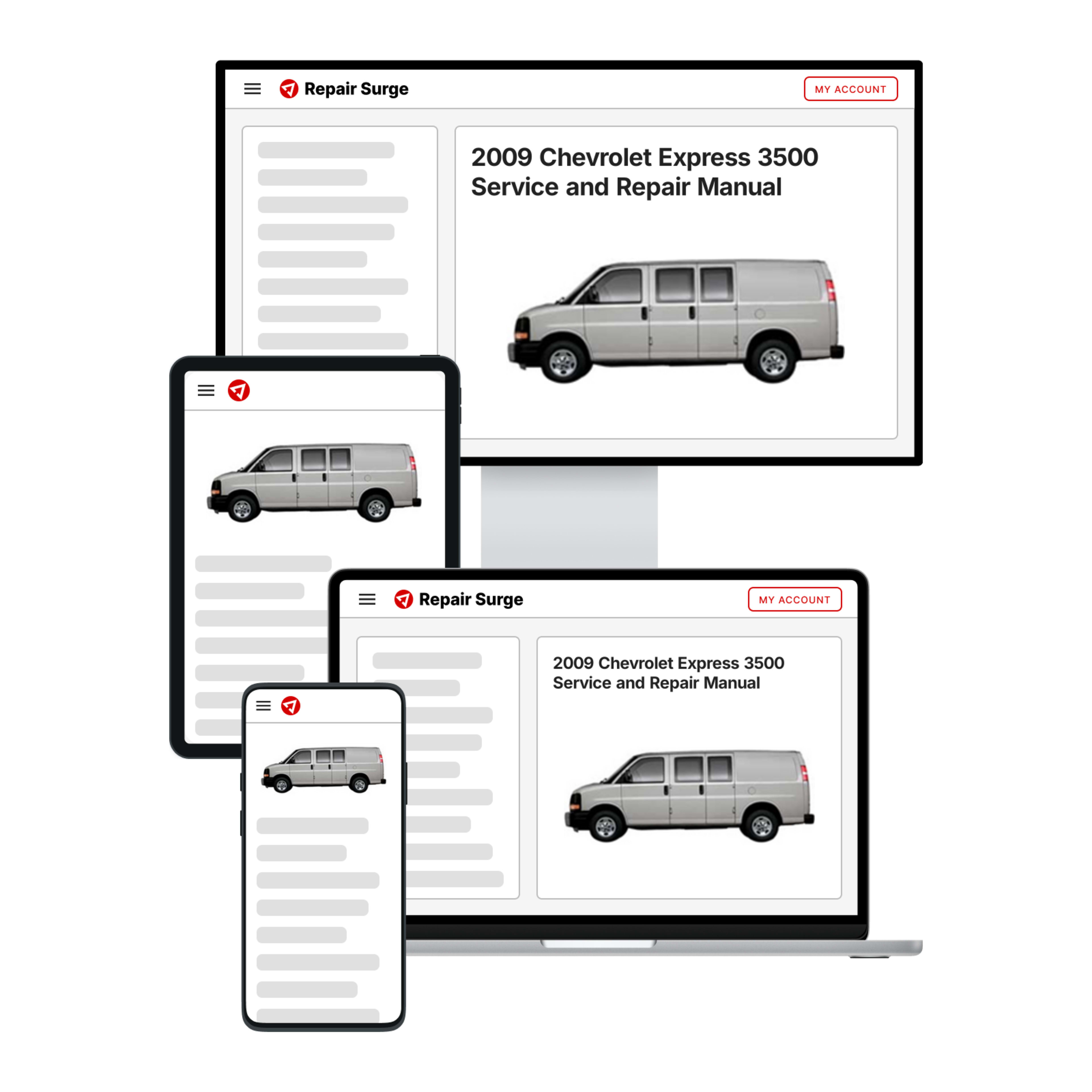 2009 Chevrolet Express 3500 service and repair manual hero image